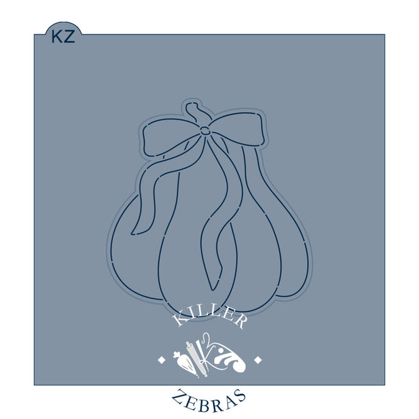 Ribbon Bow Pumpkin Cutter/Stencil | Killer Zebras