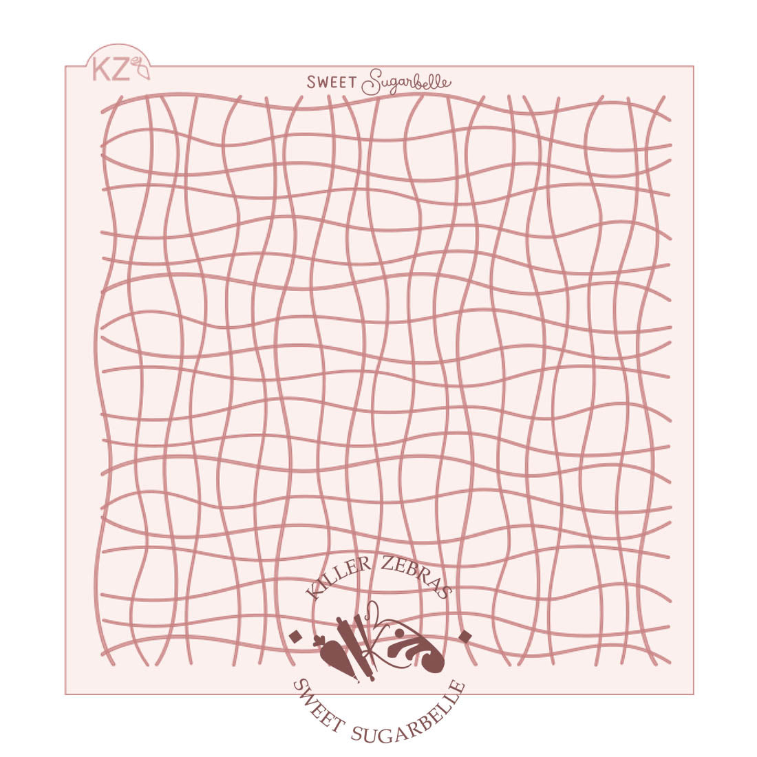 5.5 x 5.5 Stencil SSB Threads Stencil