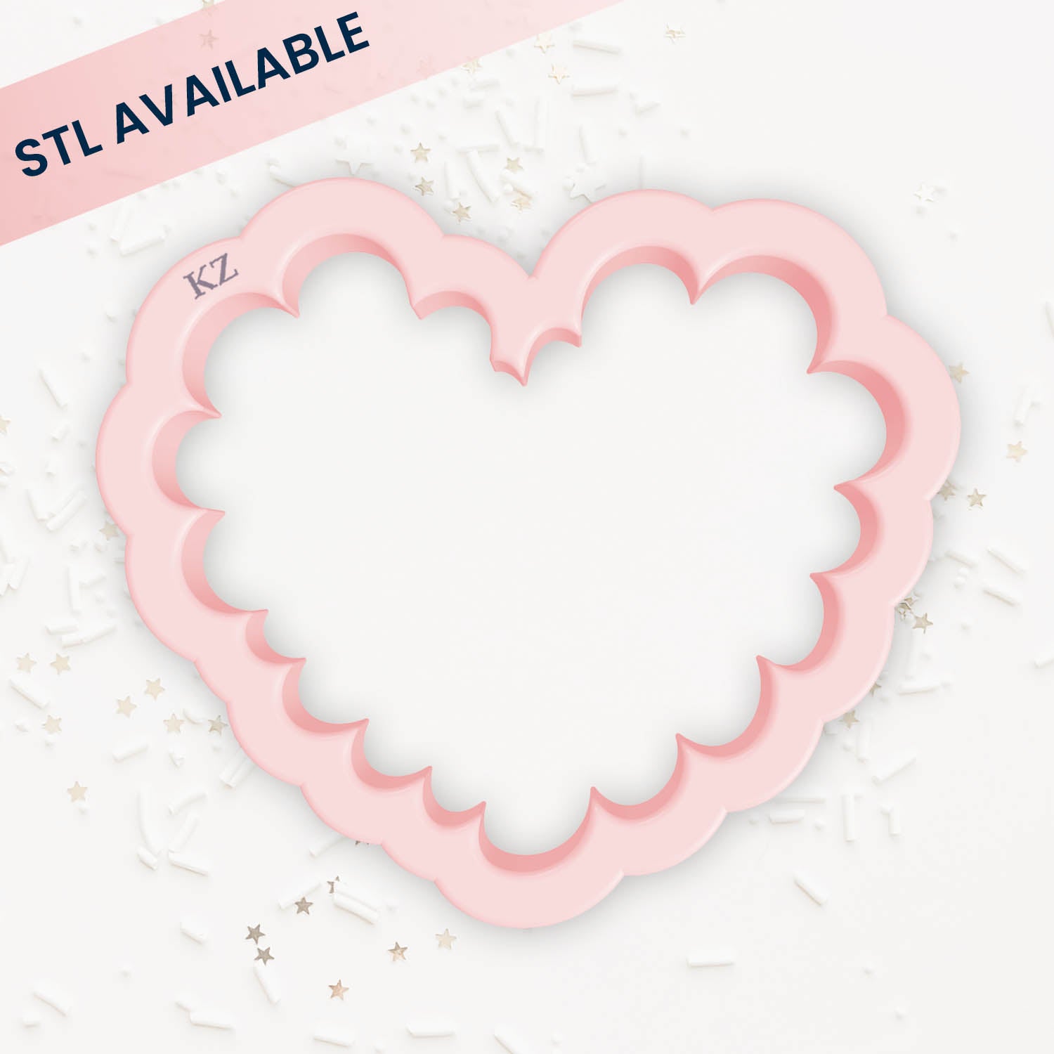 Scalloped Heart Cutter | Killer Zebras