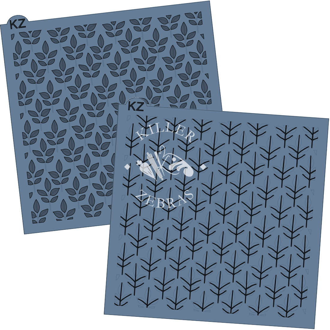 5.5 x 5.5 Stencil Seedlings 2 Part Stencil