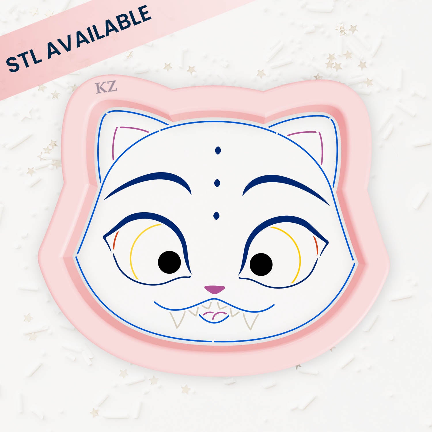 Cookie Cutters Silly Tiger Cutter/Stencil