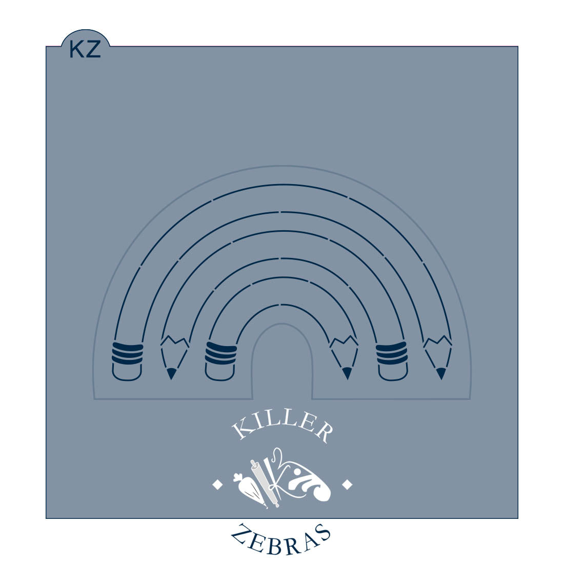 Cookie Cutters Simple Rainbow Cutter/Stencil