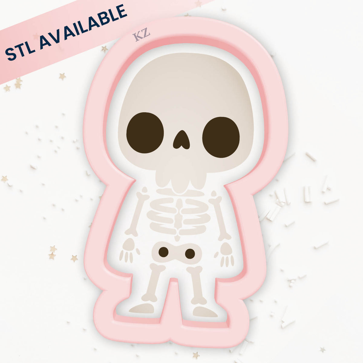Cookie Cutters Skeleton – Cookie Cutter &amp; Stencil Set