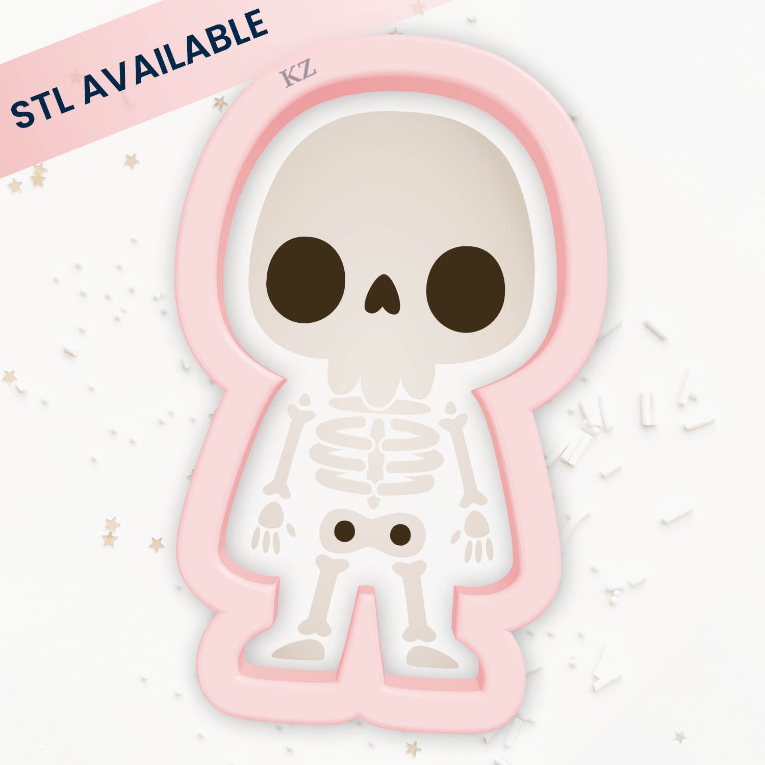 Cookie Cutters Skeleton – Cookie Cutter & Stencil Set