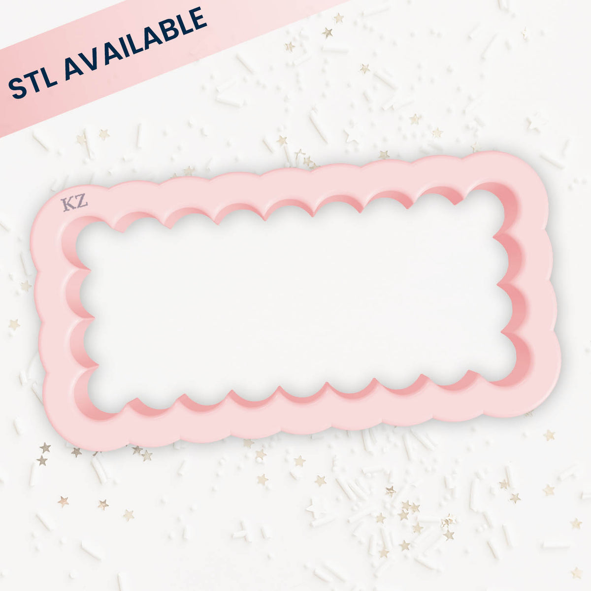 Cookie Cutters Skinny Scalloped Rectangle – Cookie Cutter