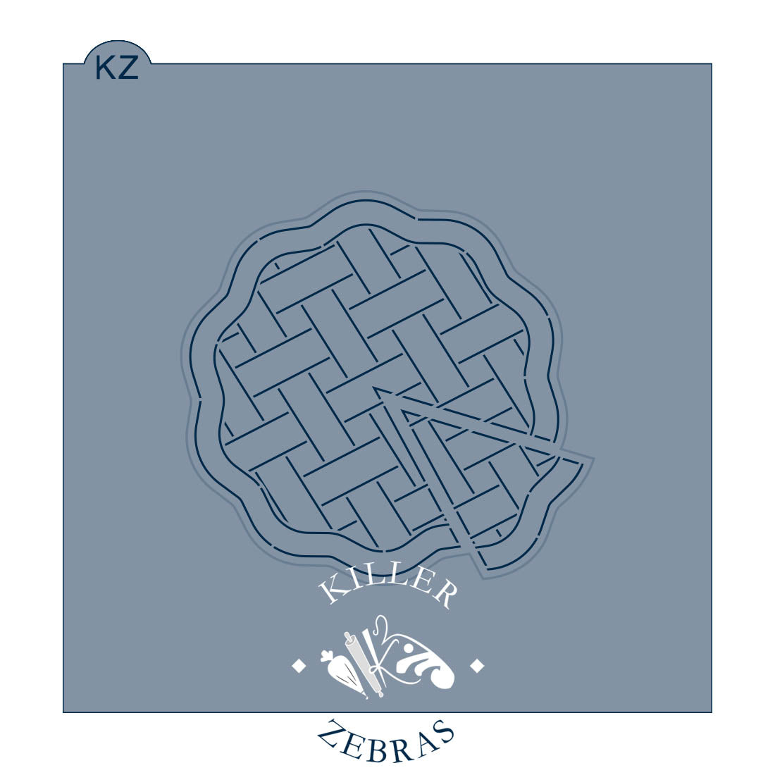 Cookie Cutters Sliced Pie Cutter/Stencil