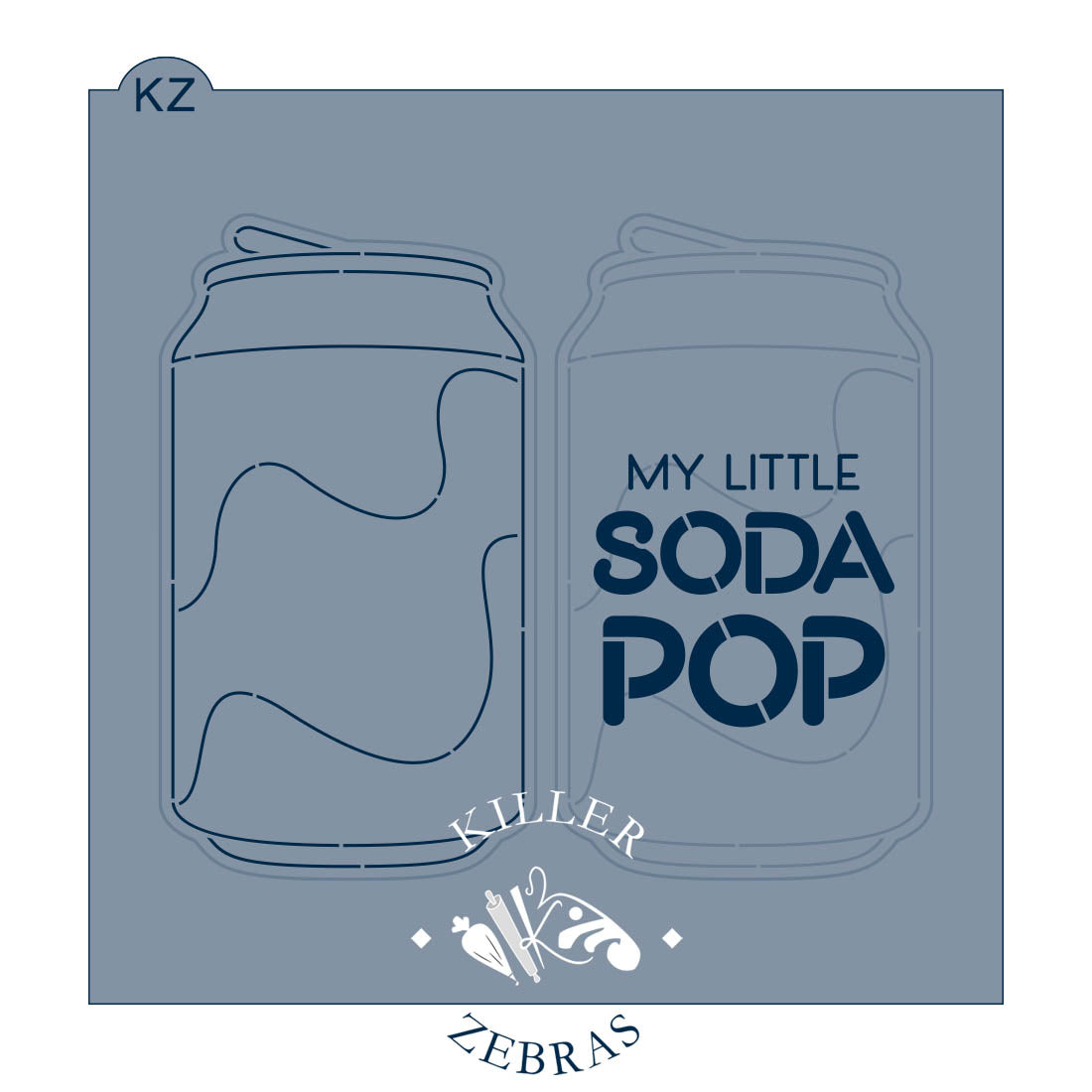 Cookie Cutters Soda Pop Can Cutter/Stencil