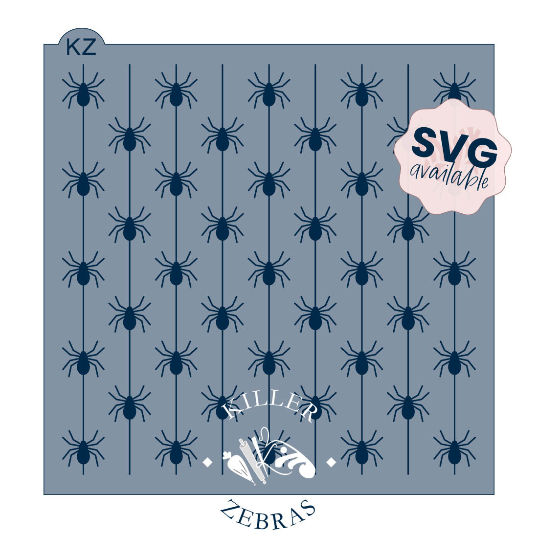 5.5 x 5.5 Stencil Spider Silk Stencil