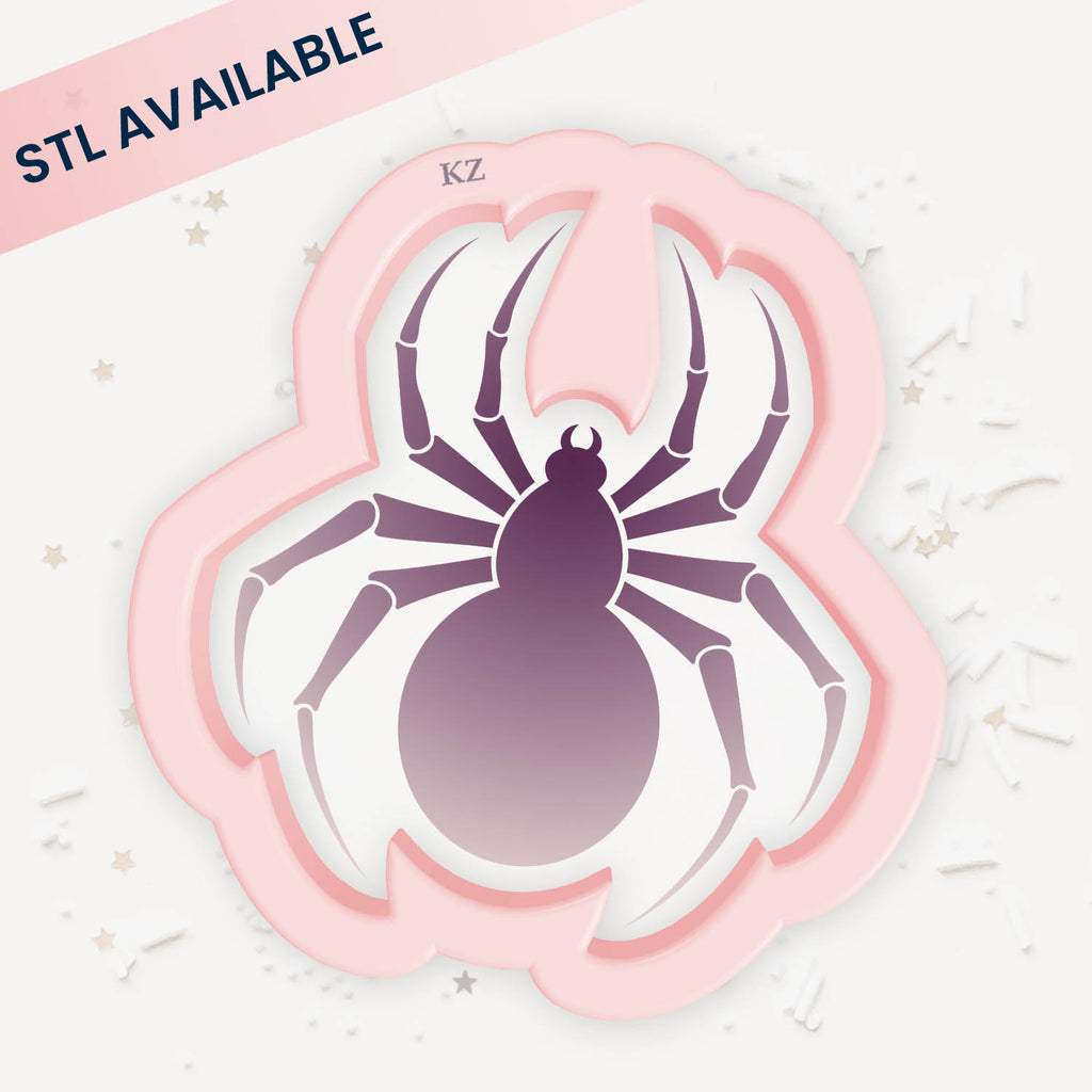 kuki様オーダー Spider Cookie Cutter & Stencil Set | Cookie Decorating Set