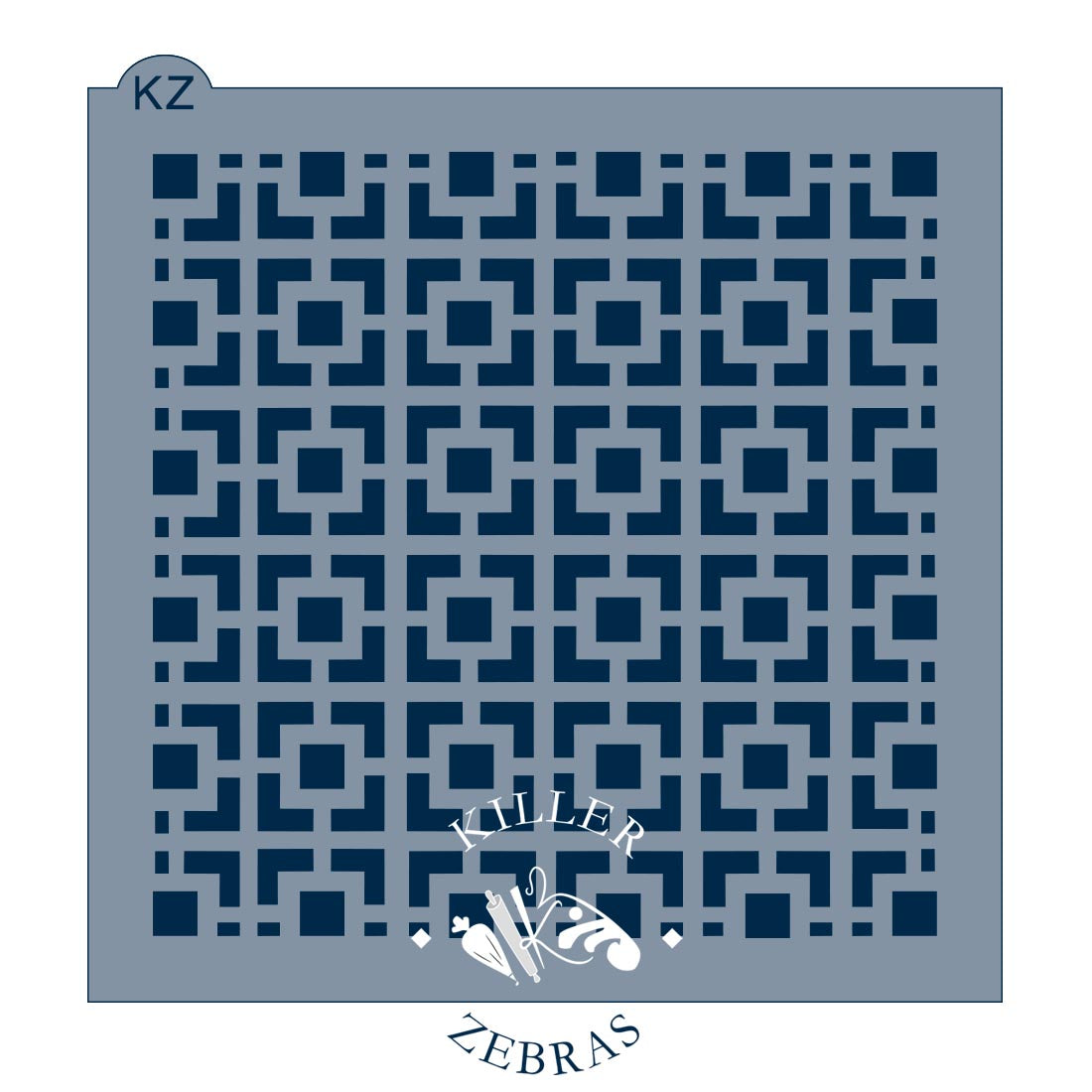 5.5 x 5.5 Stencil Square Lattice Stencil