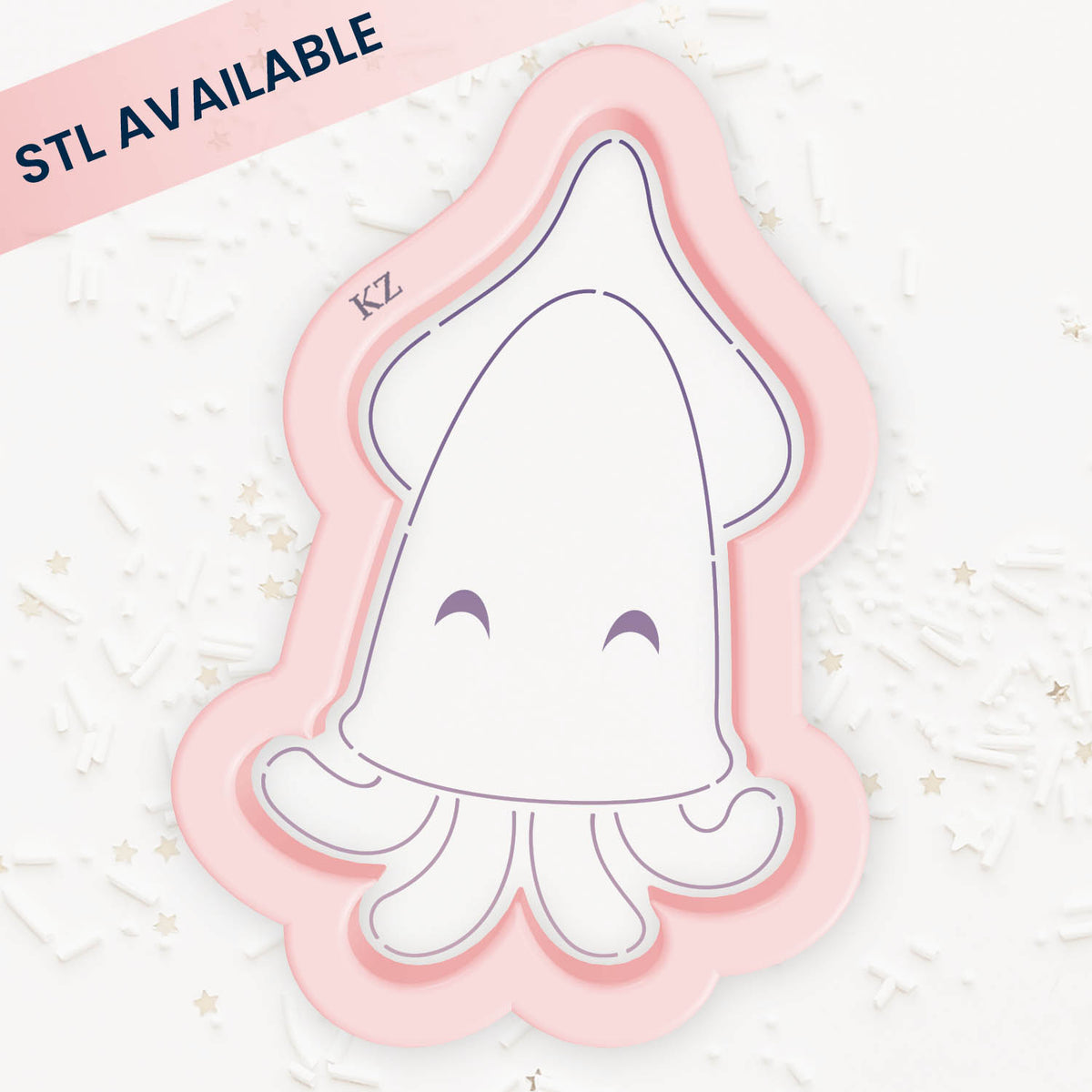 Cookie Cutters Squid Cutter/Stencil