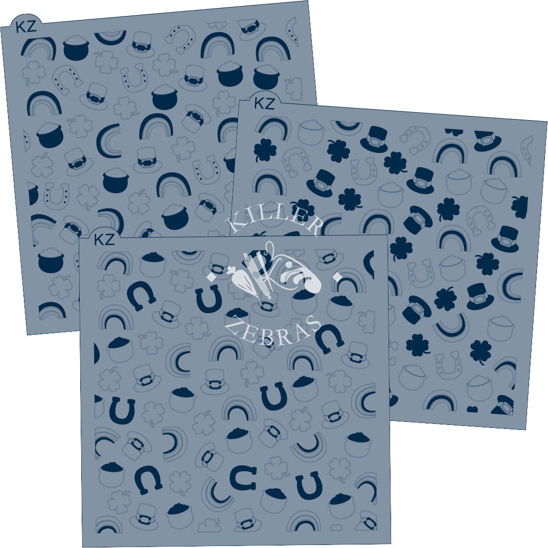 5.5 x 5.5 Stencil St. Paddy's Day – Layered Cookie Stencil