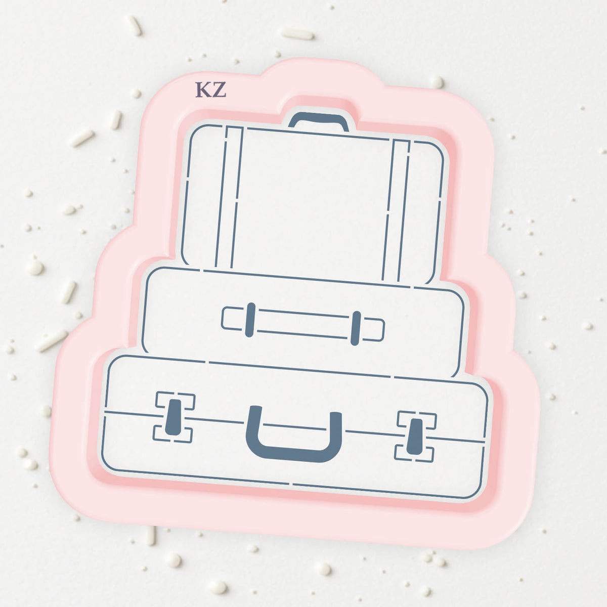 Cookie Cutters Stack of Suitcases Cutter/Stencil