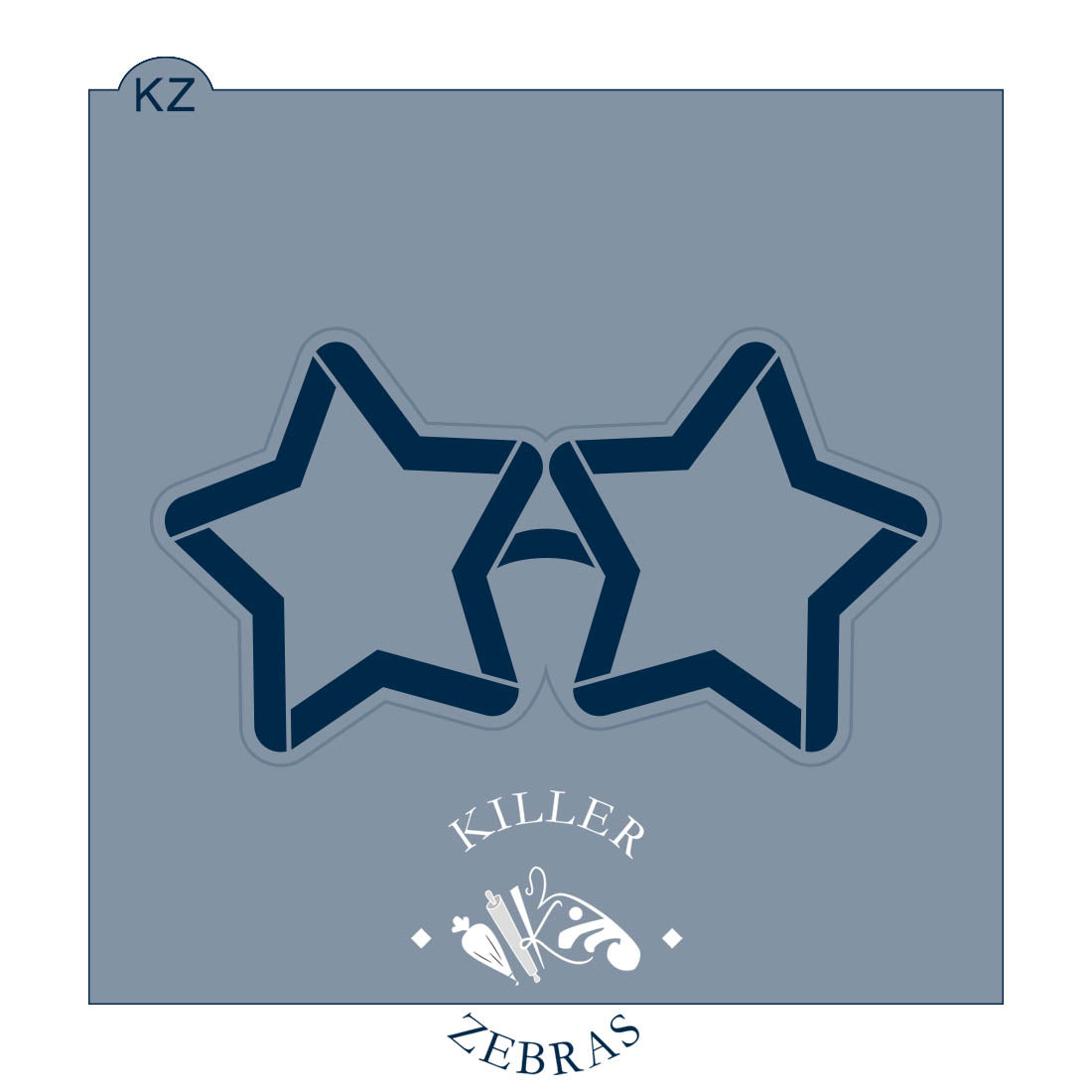 Cookie Cutters Star Sunglasses – Cookie Cutter & Stencil Set