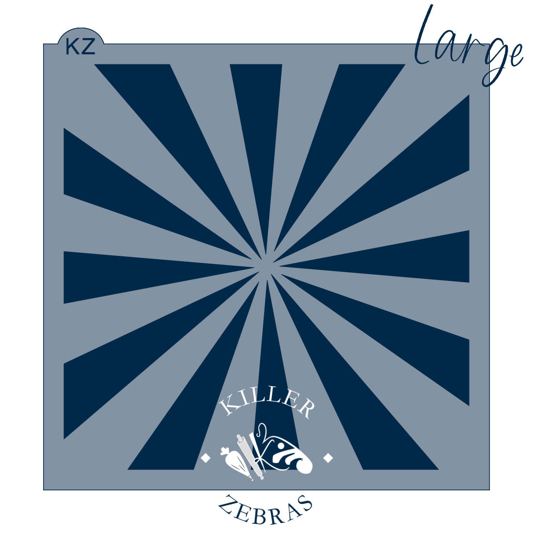 5.5 x 5.5 Stencil Starburst Stencil