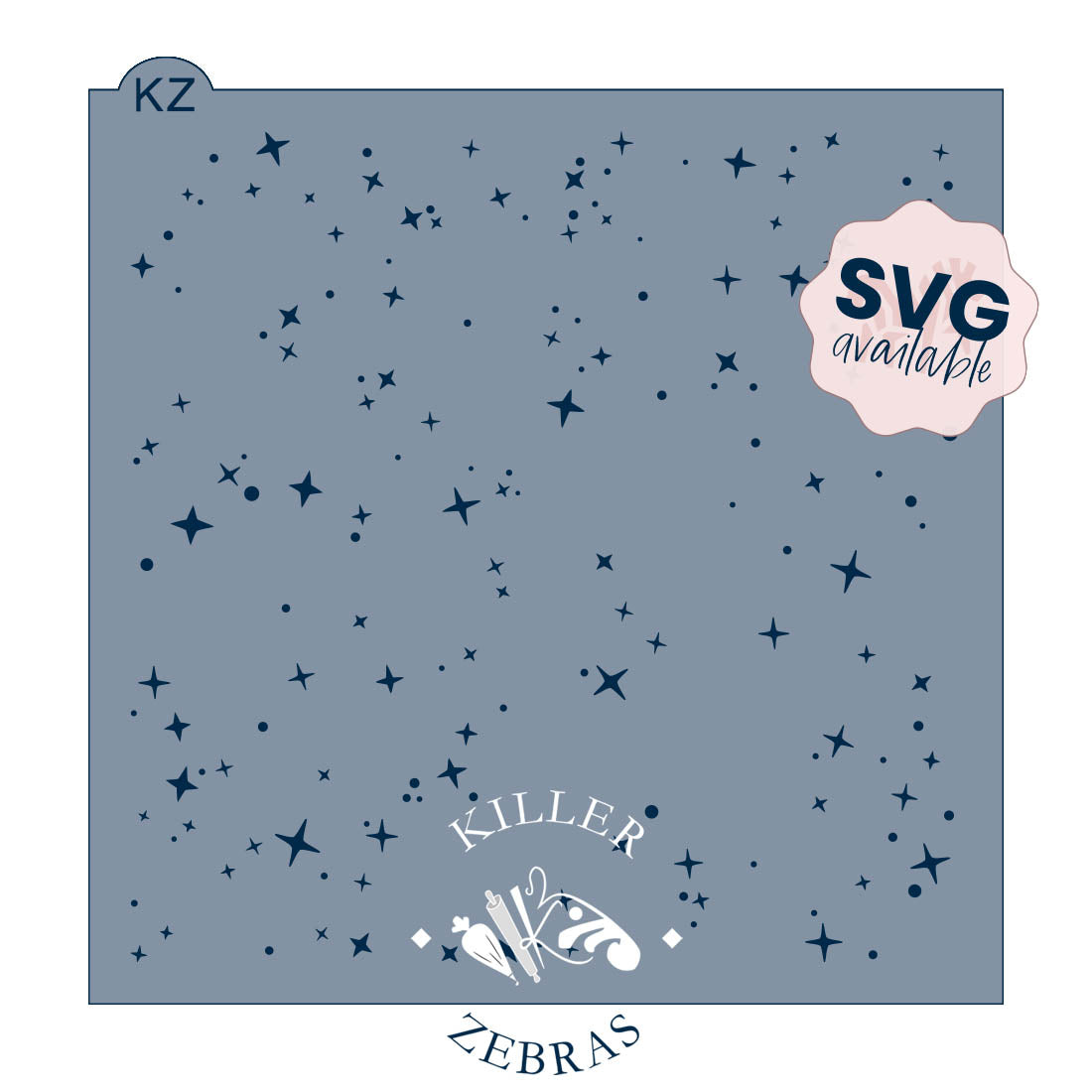 5.5 x 5.5 Stencil Starlight Stencil