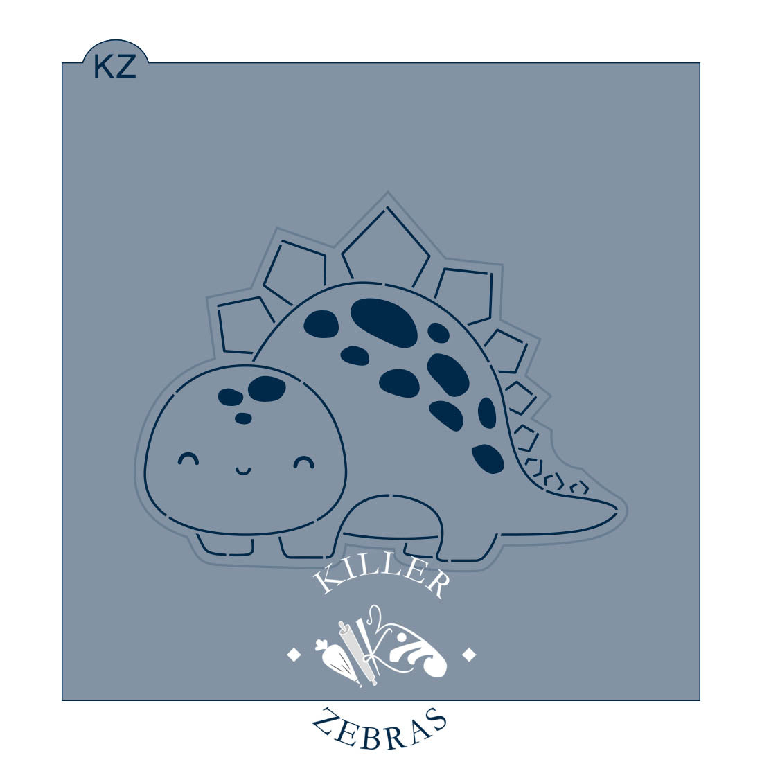 Cookie Cutters Stegosaurus – Cookie Cutter &amp; Stencil Set
