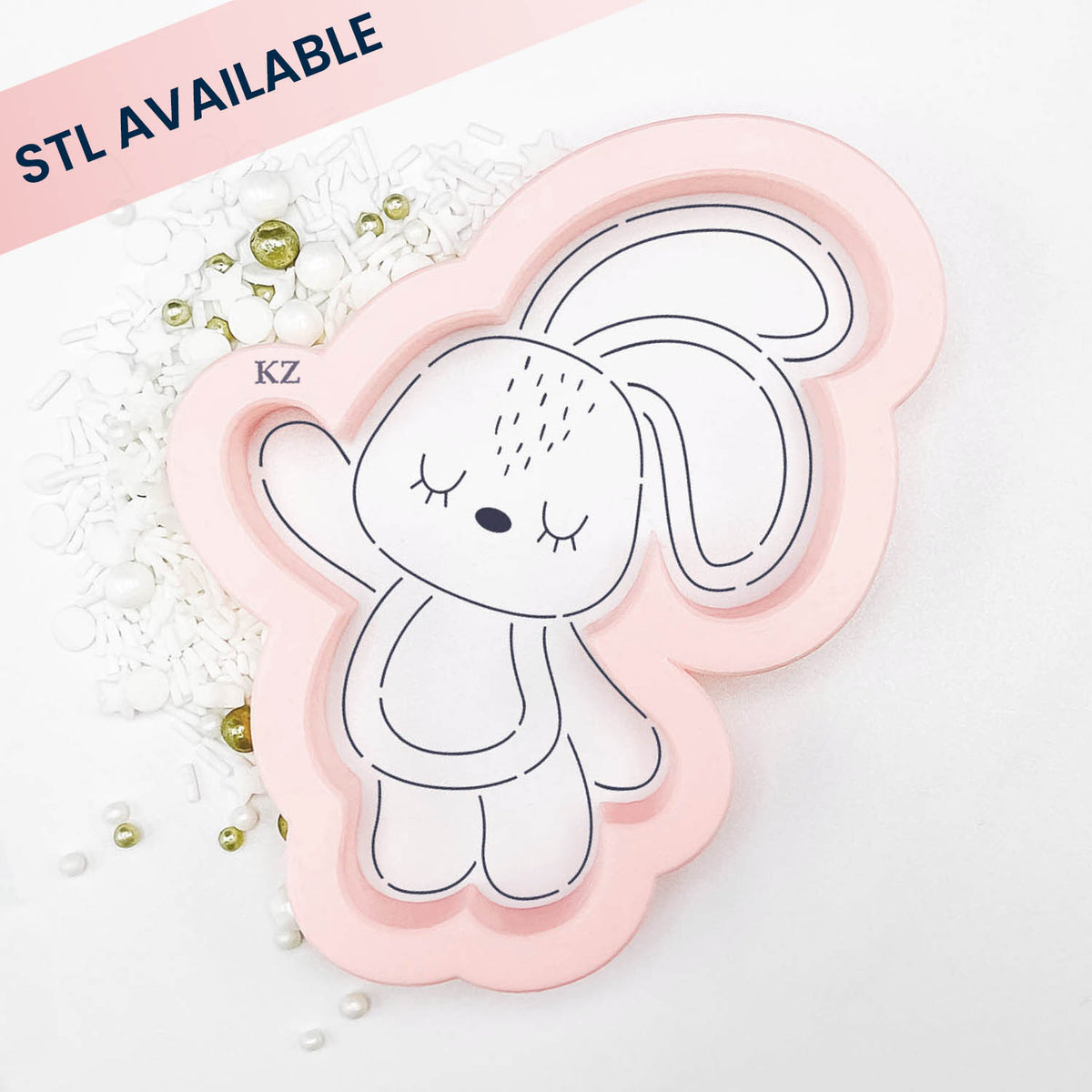 Cookie Cutters Stuffed Bunny Cutter/Stencil