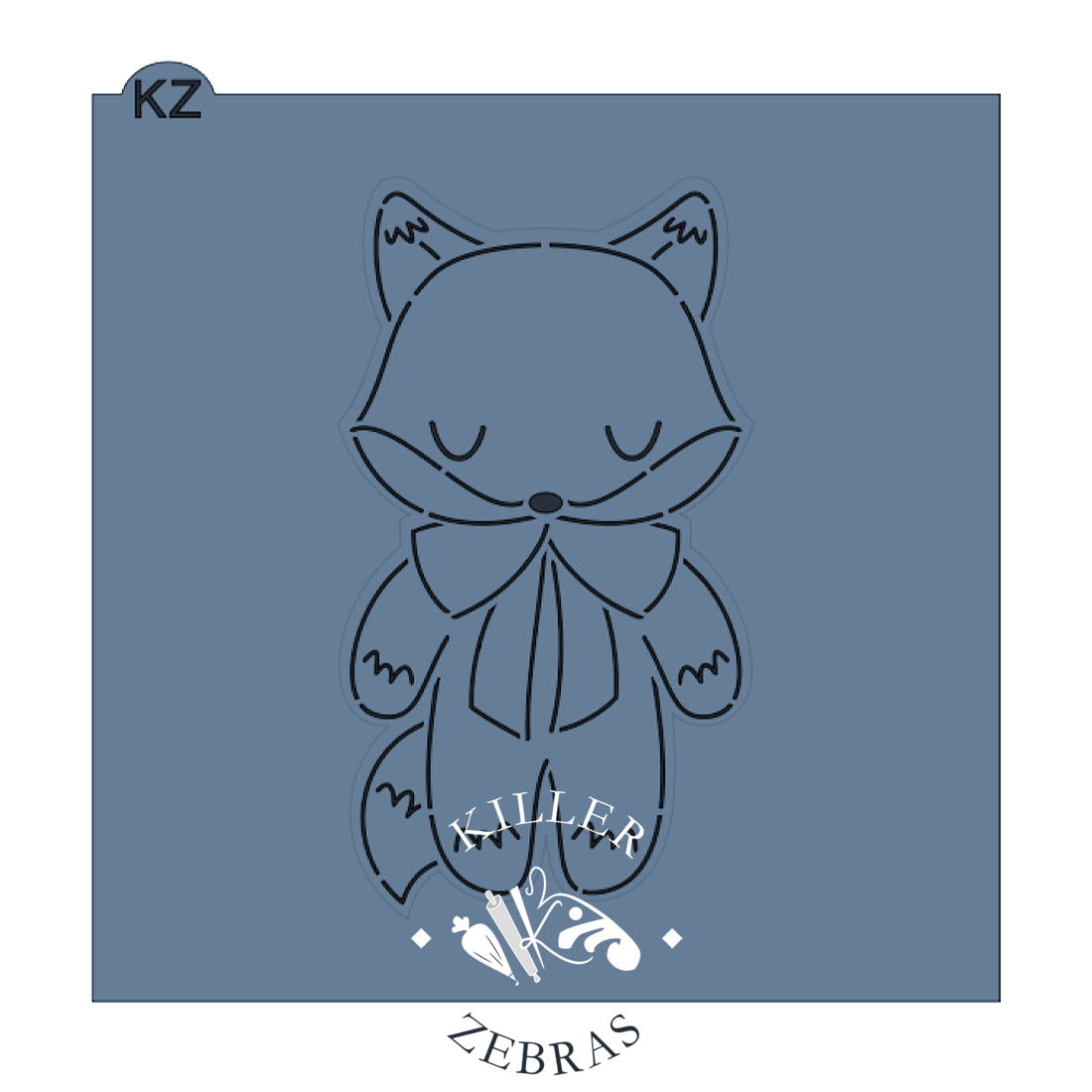 Cookie Cutters Stuffed Fox Cutter/Stencil