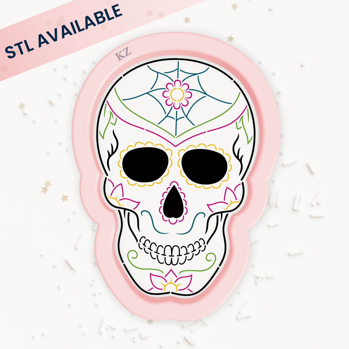 Cookie Cutters Sugar Skull Cutter/Stencil