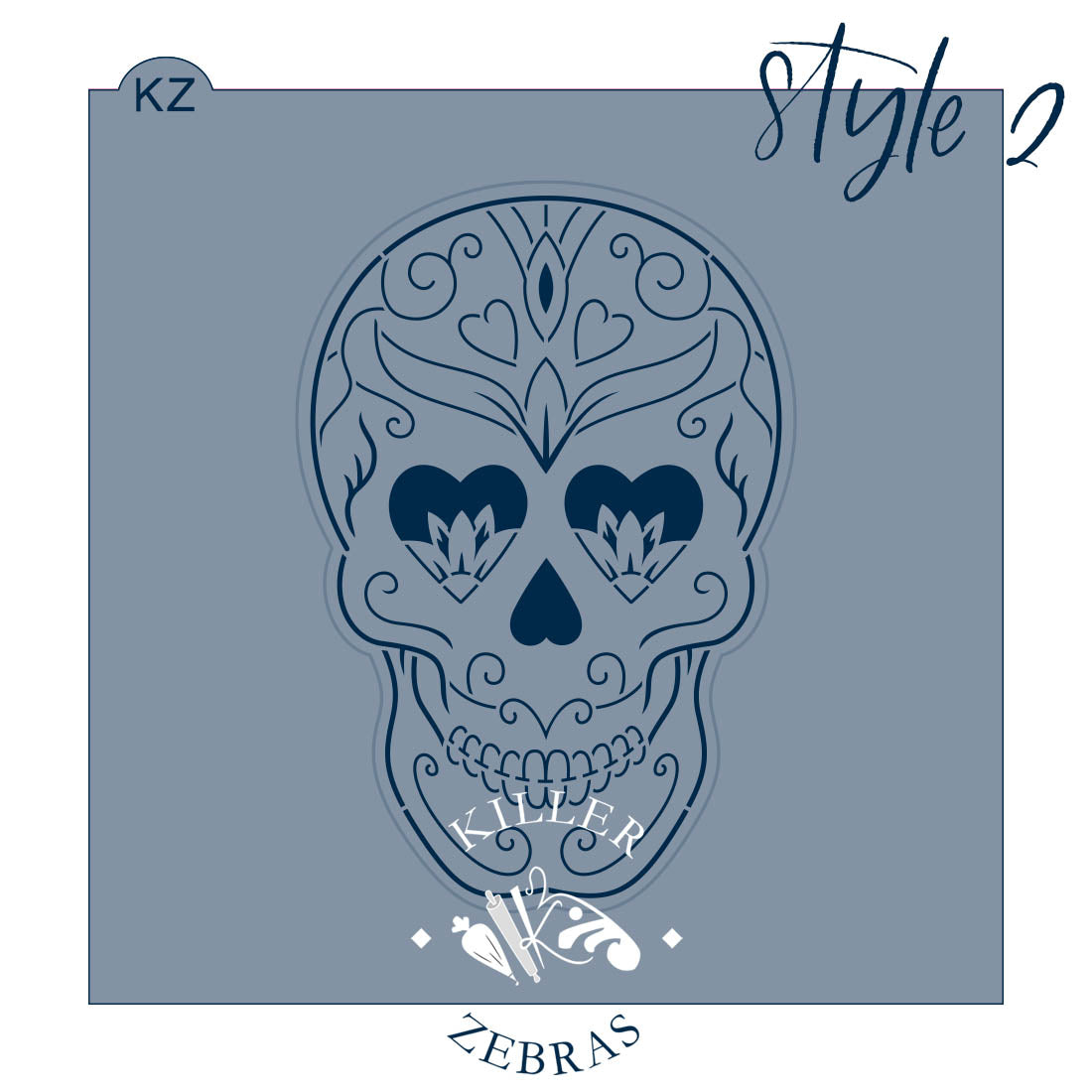 Cookie Cutters Sugar Skull Cutter/Stencil