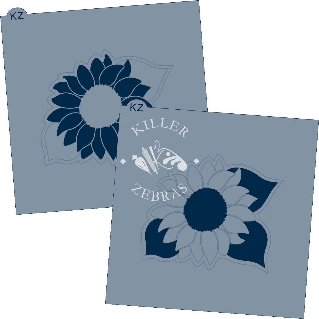Cookie Cutters Sunflower with Leaves Cutter/Stencil
