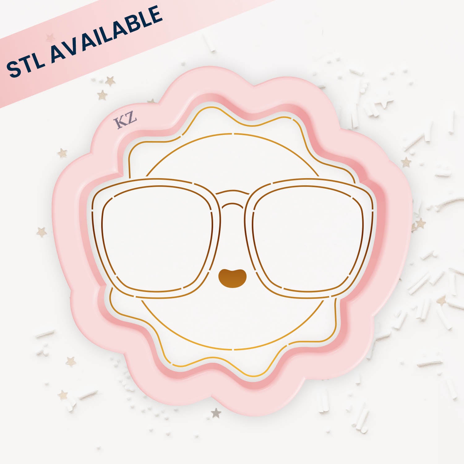 Cookie Cutters Sun with Sunglasses Cutter/Stencil