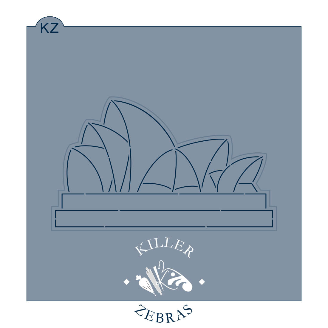 Cookie Cutters Sydney Opera House Cutter/Stencil