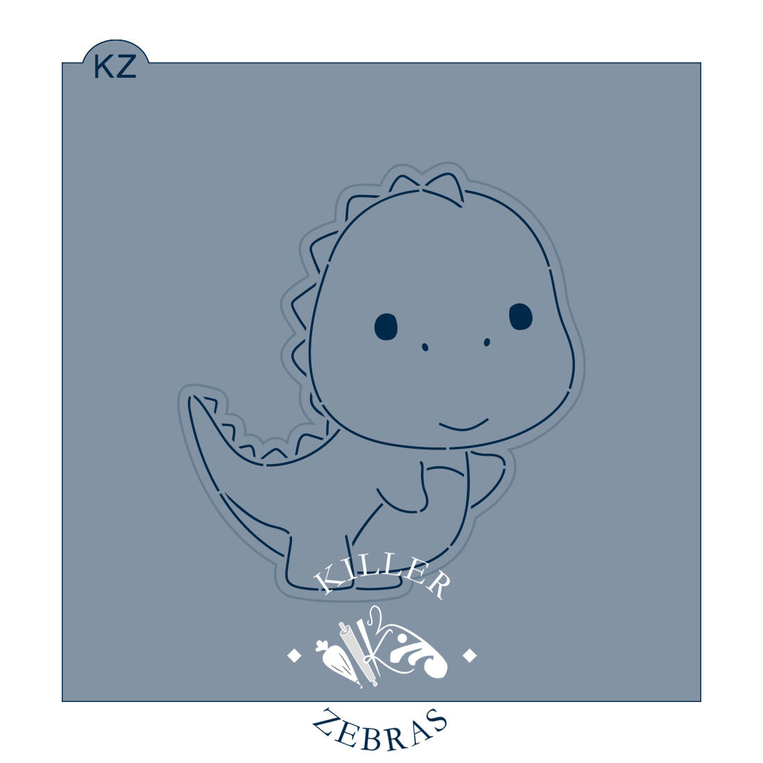 Cookie Cutters T-Rex – Cookie Cutter & Stencil Set