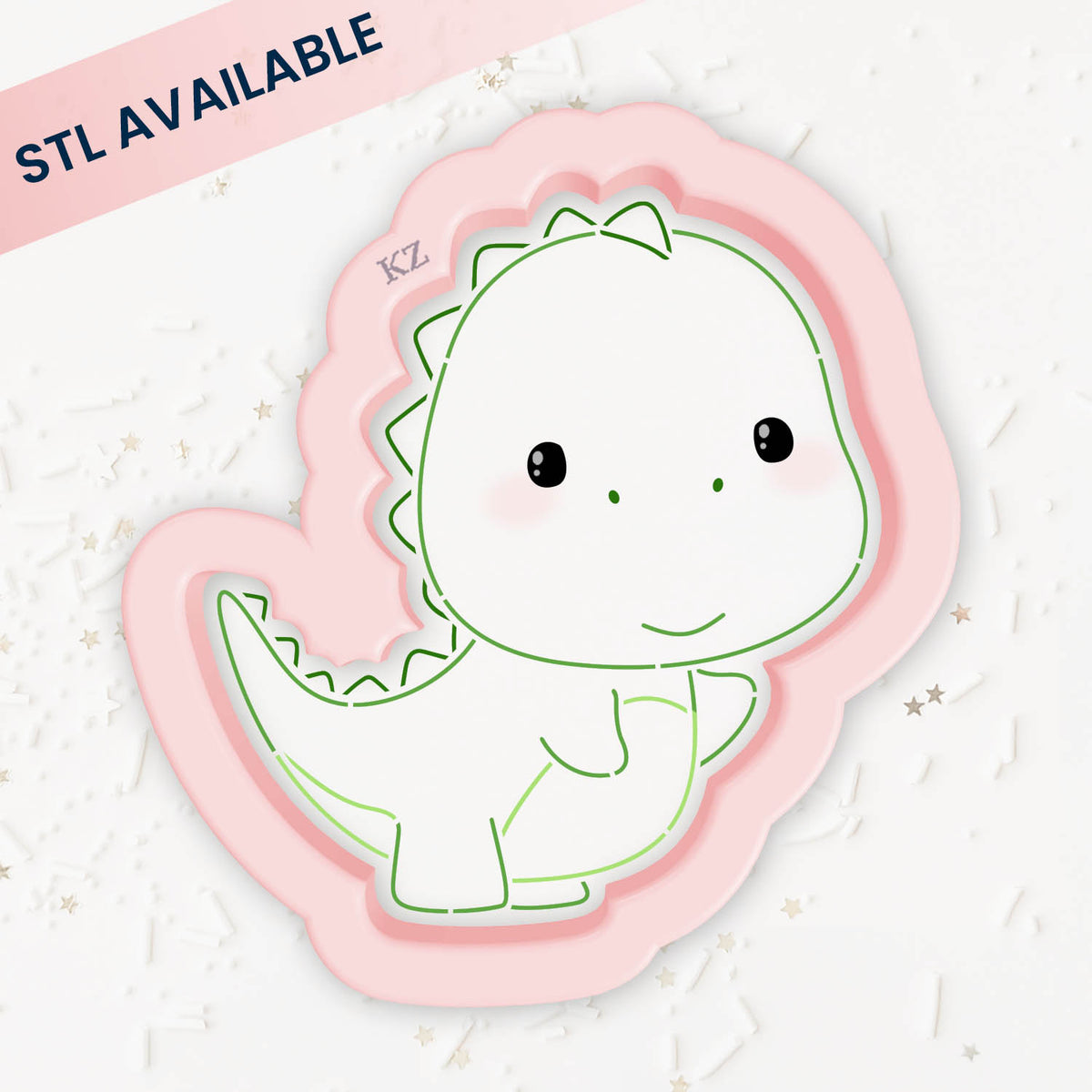 Cookie Cutters T-Rex – Cookie Cutter &amp; Stencil Set
