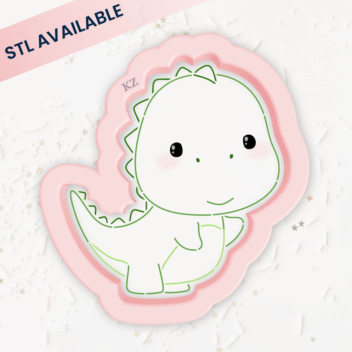 Cookie Cutters T-Rex – Cookie Cutter & Stencil Set