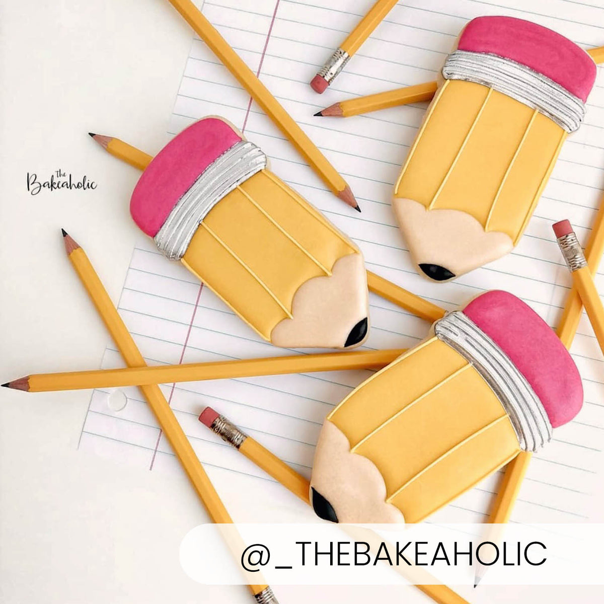 Pencil – Cookie Cutter &amp; Stencil Set