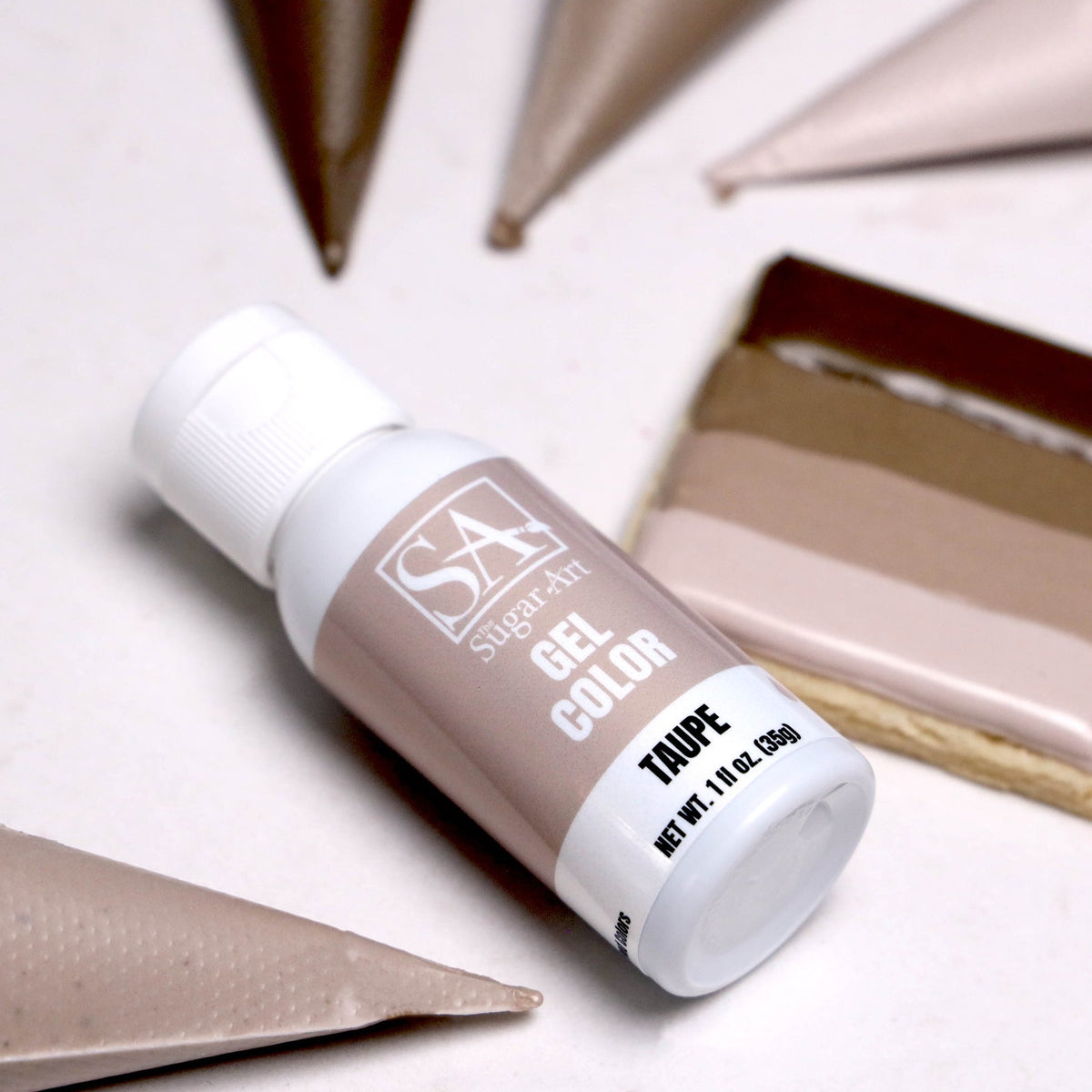 Gel Color Taupe Sugar Art Gel Color