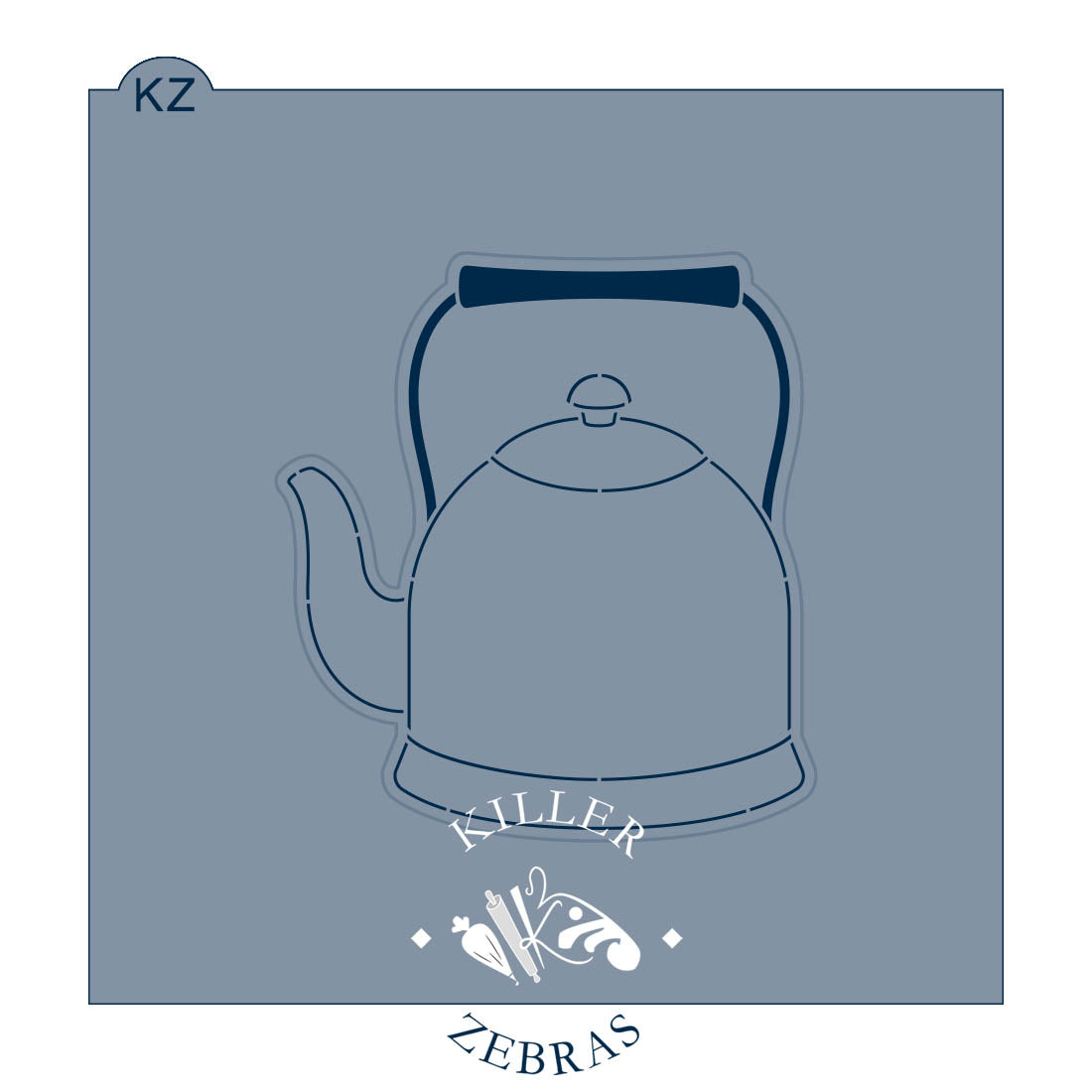 Cookie Cutters Tea Kettle Cutter/Stencil