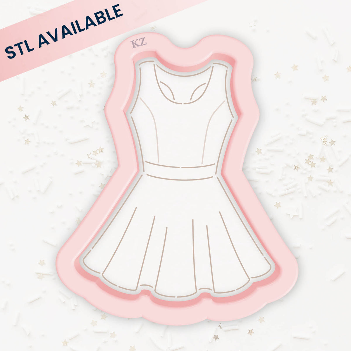 Cookie Cutters Tennis/Pickleball Dress – Cookie Cutter &amp; Stencil Set