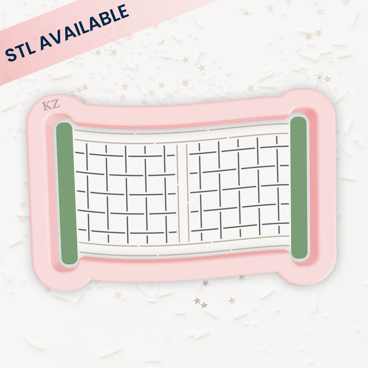 Cookie Cutters Tennis/Pickleball Net – Cookie Cutter &amp; Stencil Set