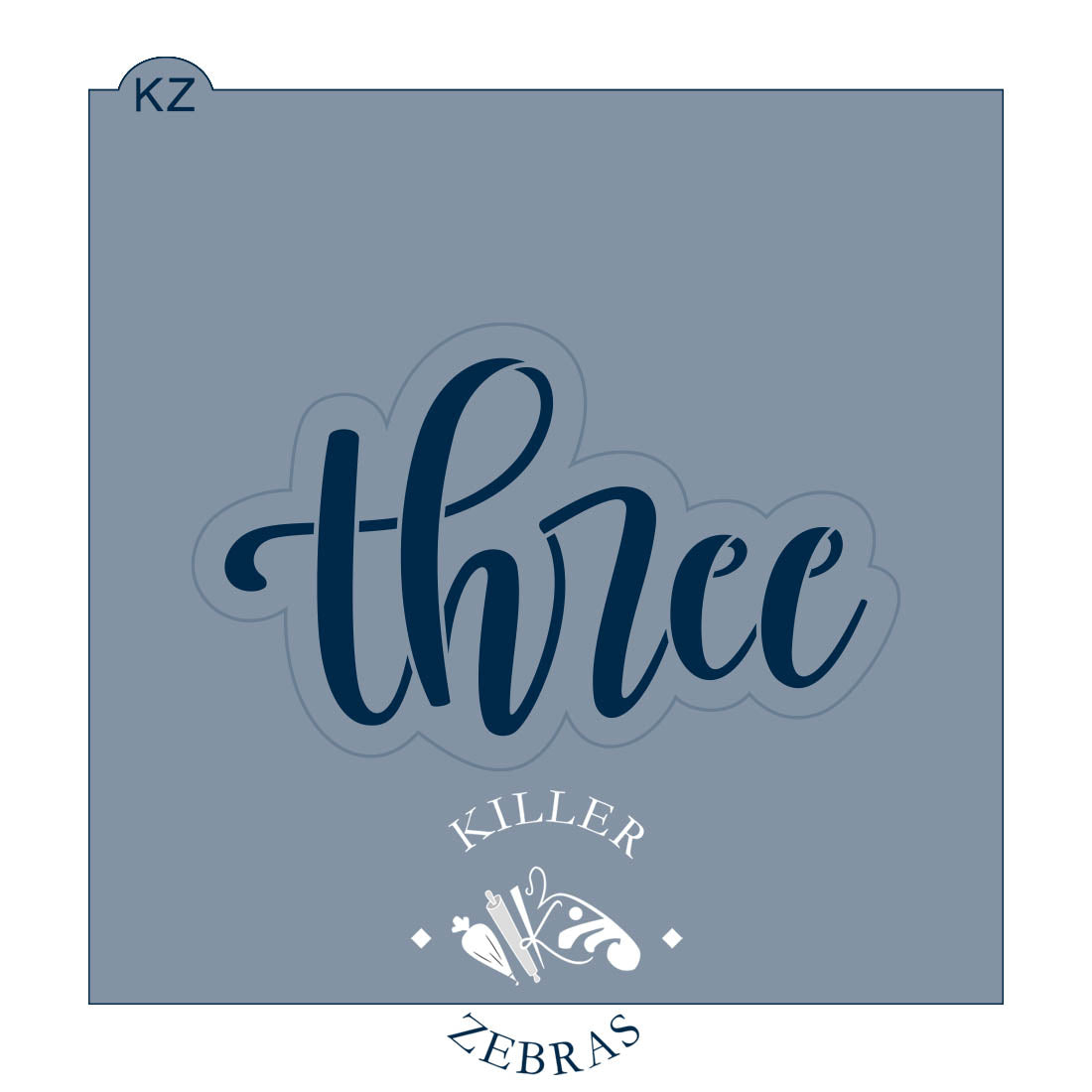 Cookie Cutters Three – Cookie Cutter & Stencil Set