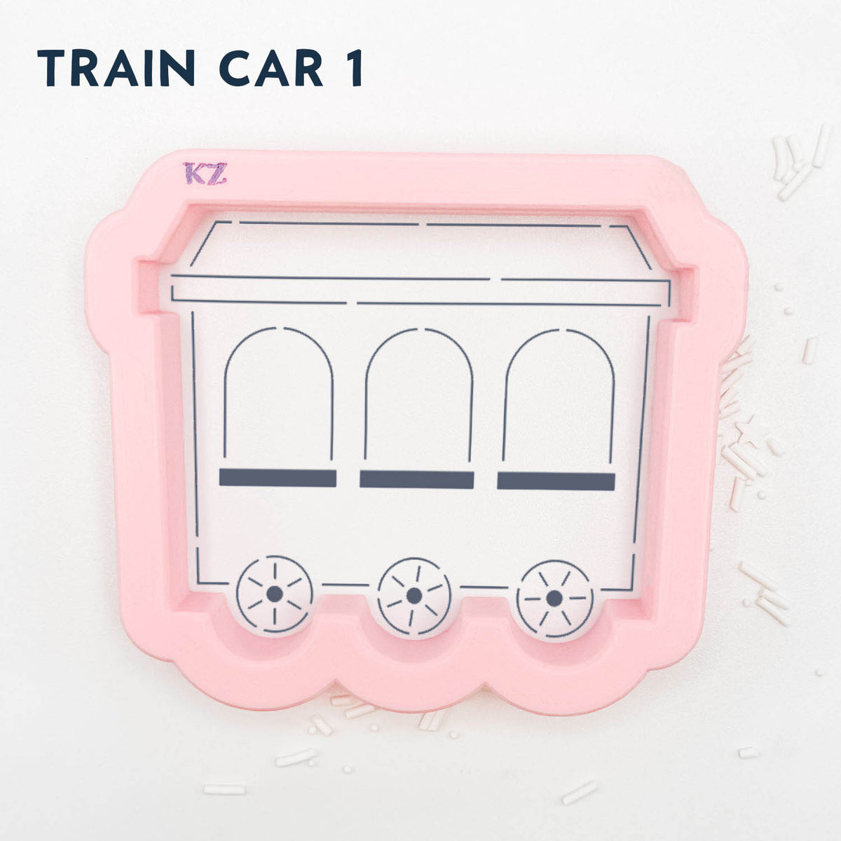 Cookie Cutters Train Cutter/Stencil Set of 4 Train Car 1