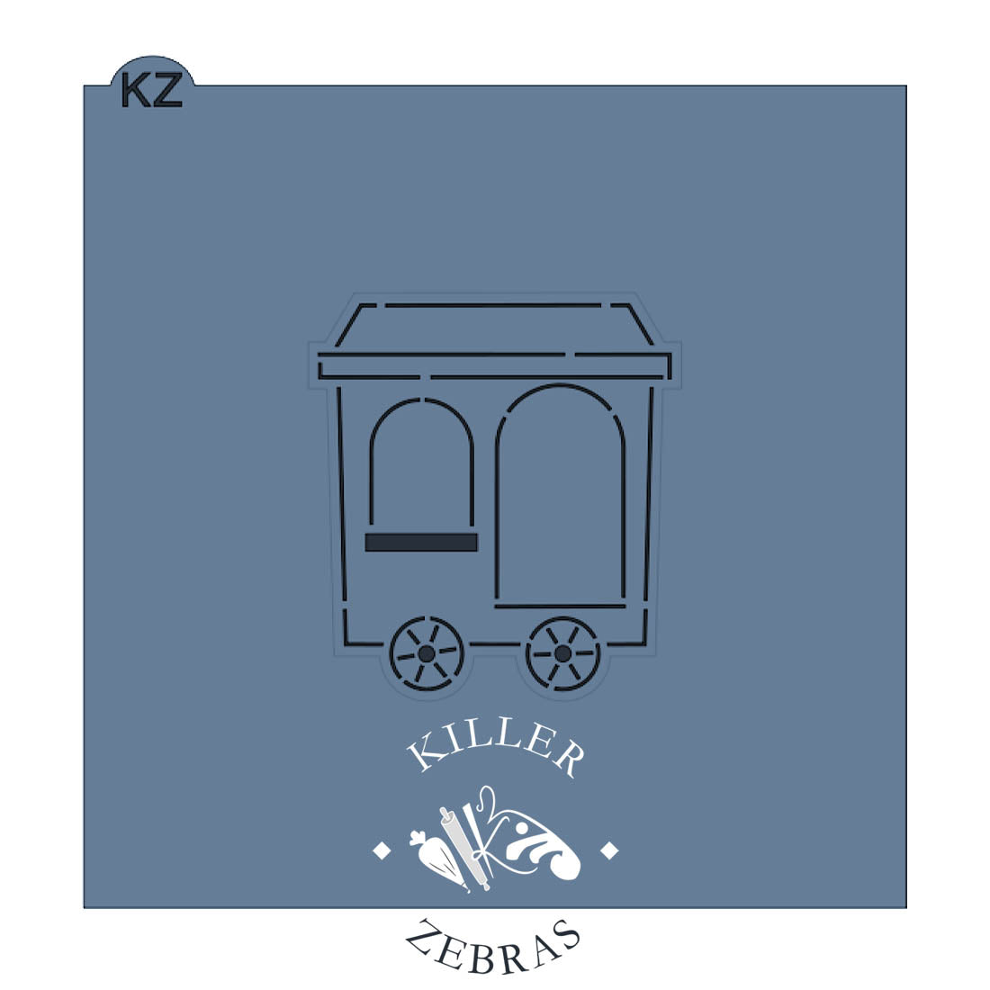 Cookie Cutters Train Cutter/Stencil Set of 4