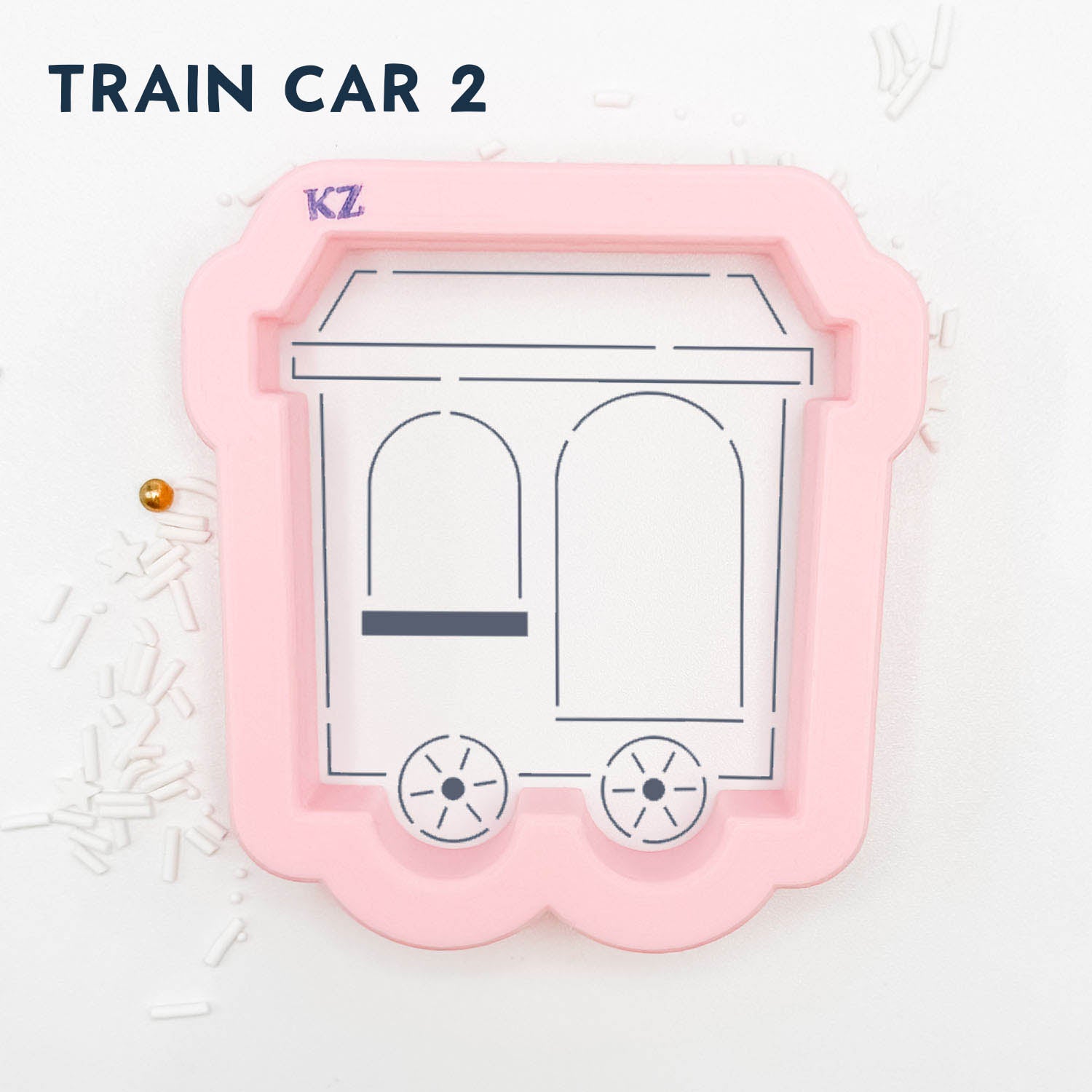 Cookie Cutters Train Cutter/Stencil Set of 4 Train Car 2