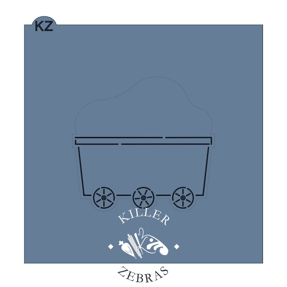 Cookie Cutters Train Cutter/Stencil Set of 4