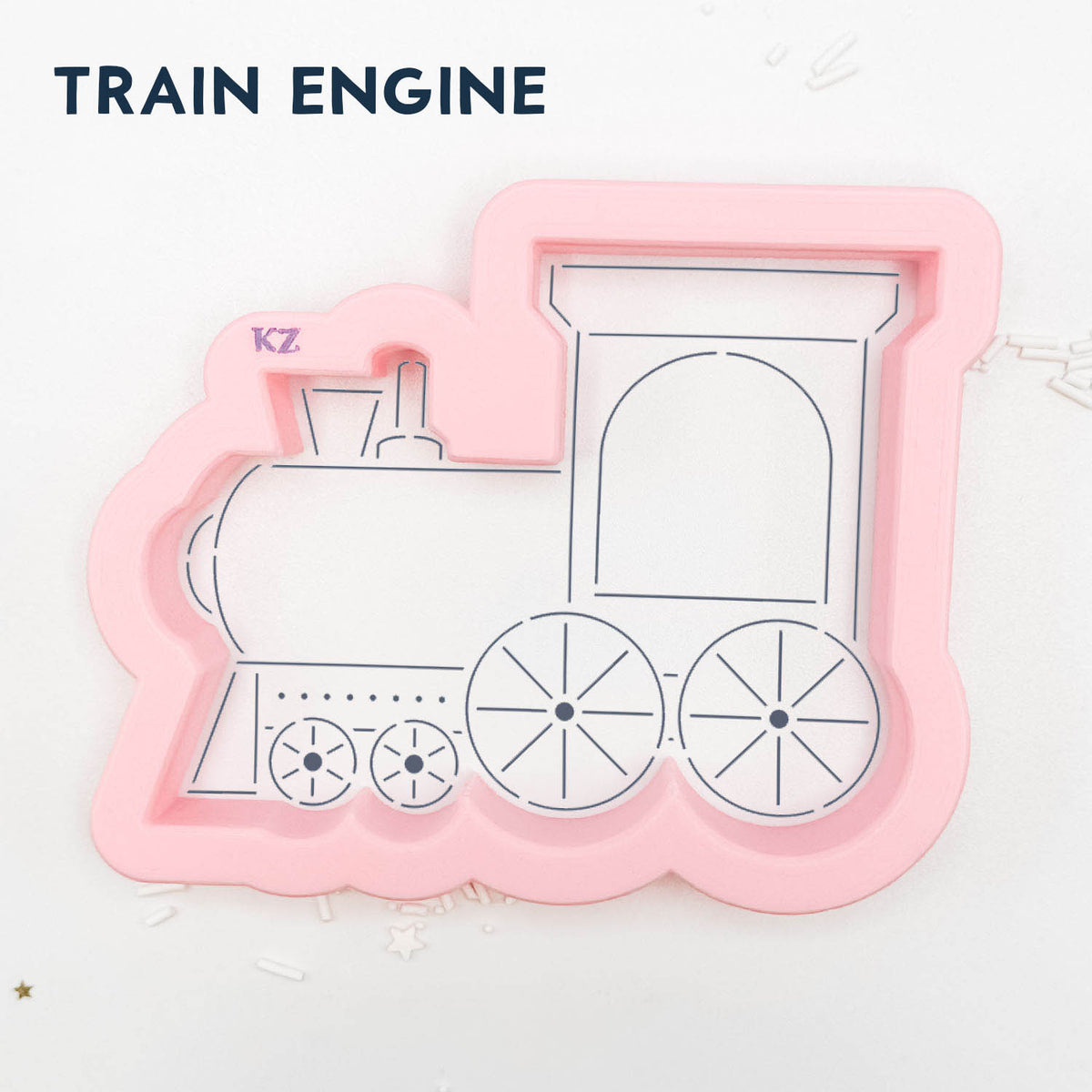 Cookie Cutters Train Cutter/Stencil Set of 4 Train Engine