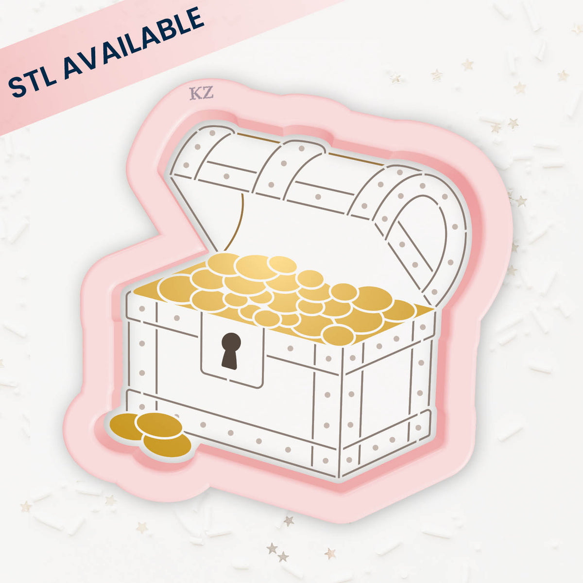Cookie Cutters CSLA Treasure Chest – Cookie Cutter &amp; Stencil Set