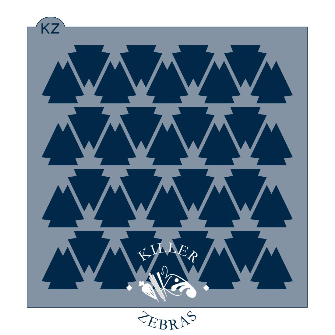 5.5 x 5.5 Stencil Tribal Stencil