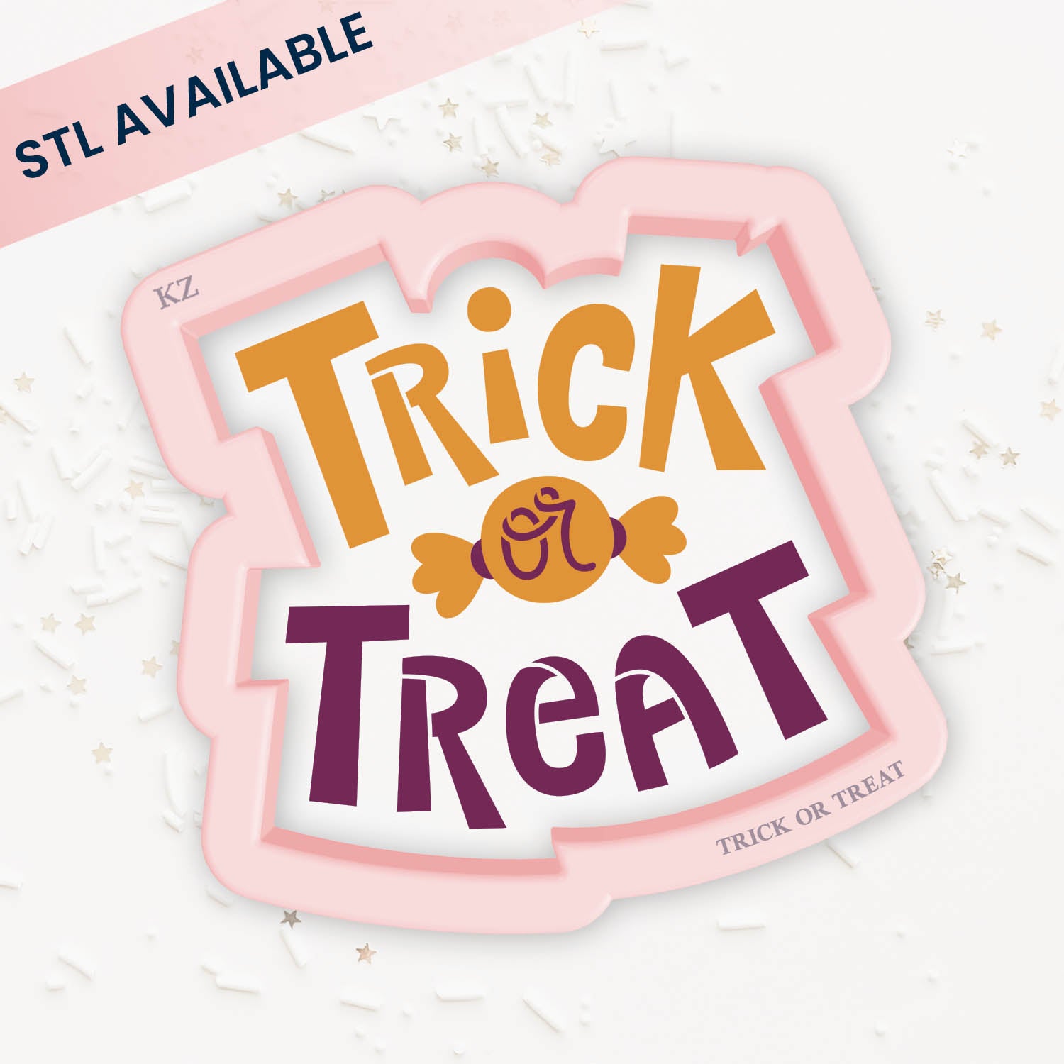 Trick or Treat (Style 2) – Cookie Cutter & Stencil Set