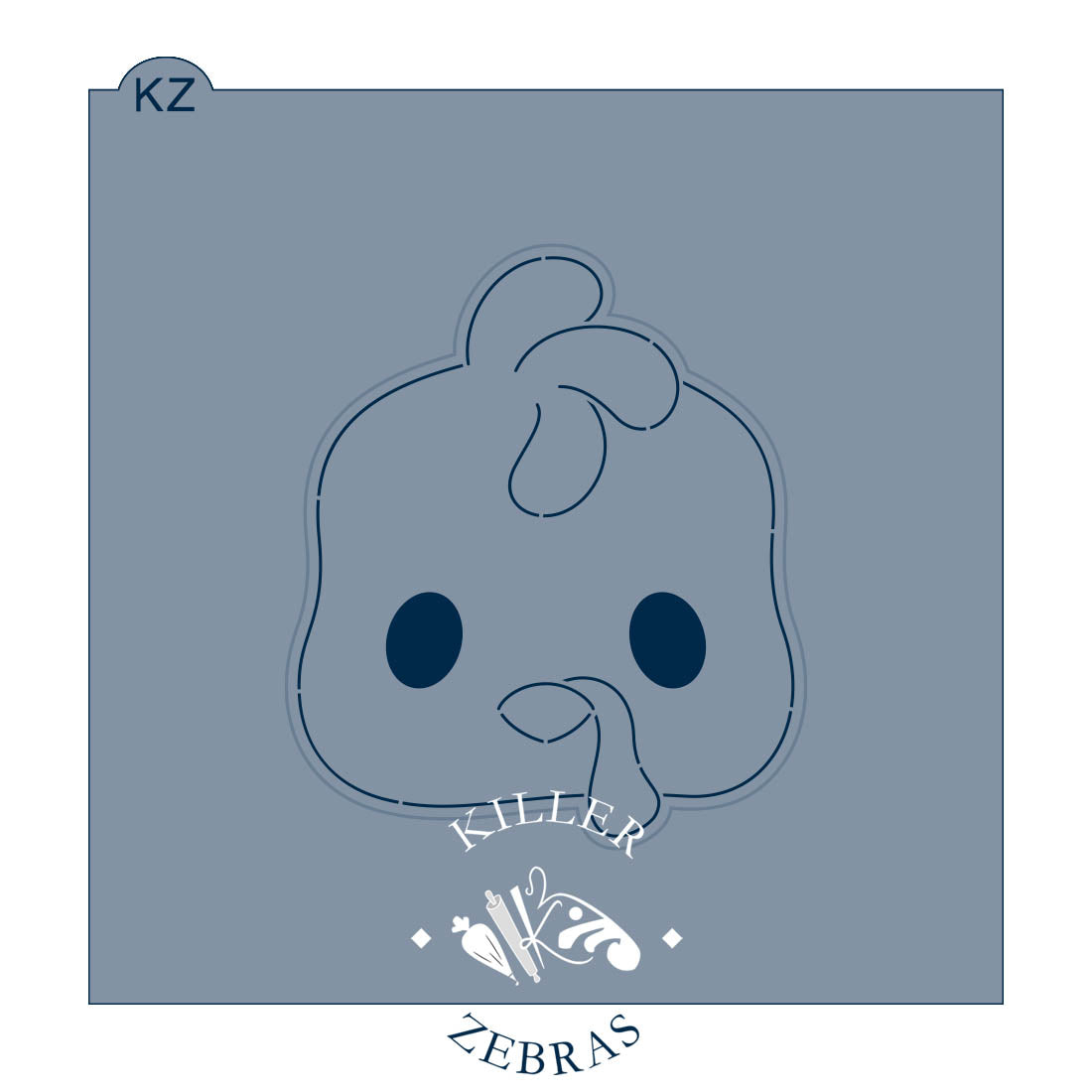 Cookie Cutters Turkey Face Cutter/Stencil