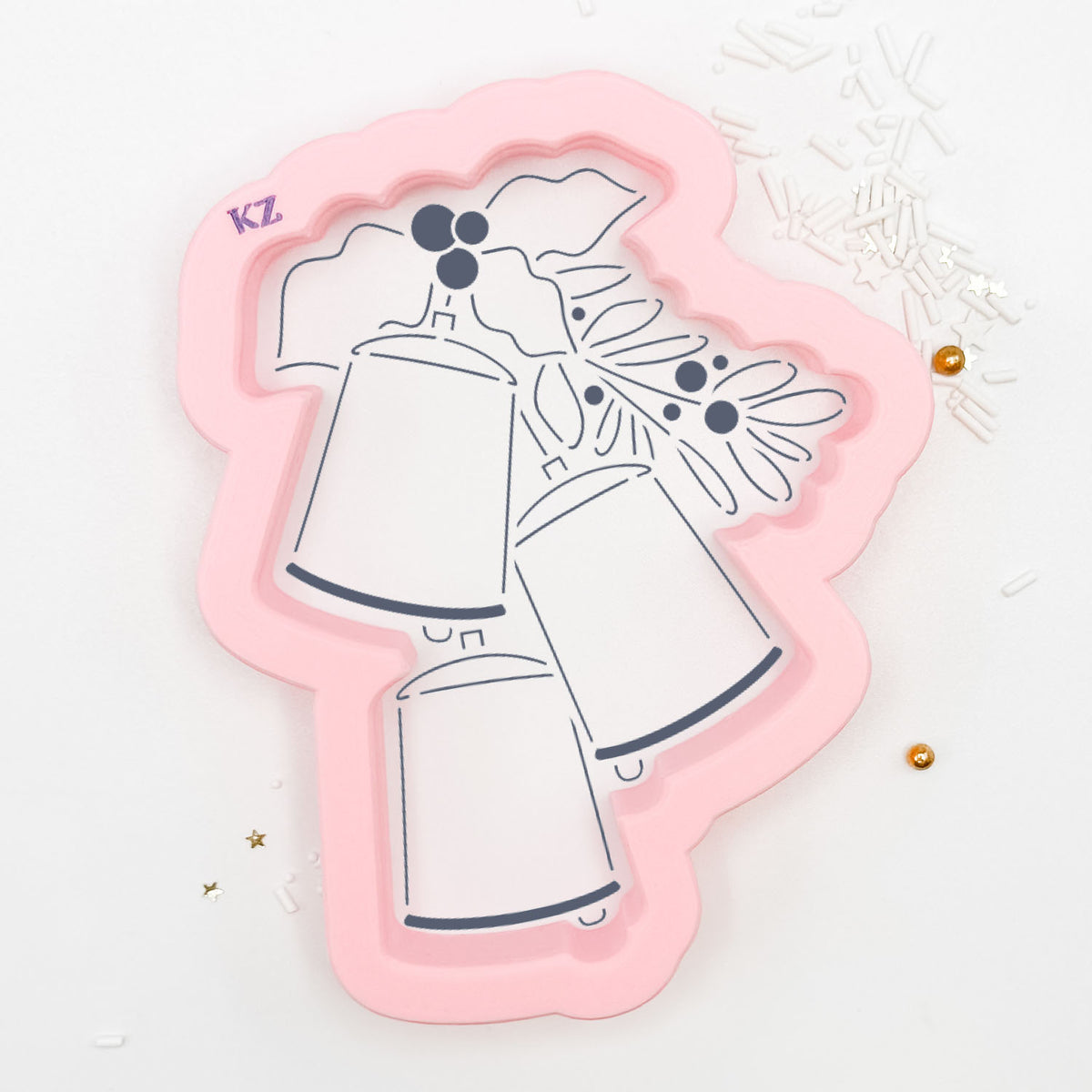 Cookie Cutters Vintage Christmas Bells Cutter/Stencil