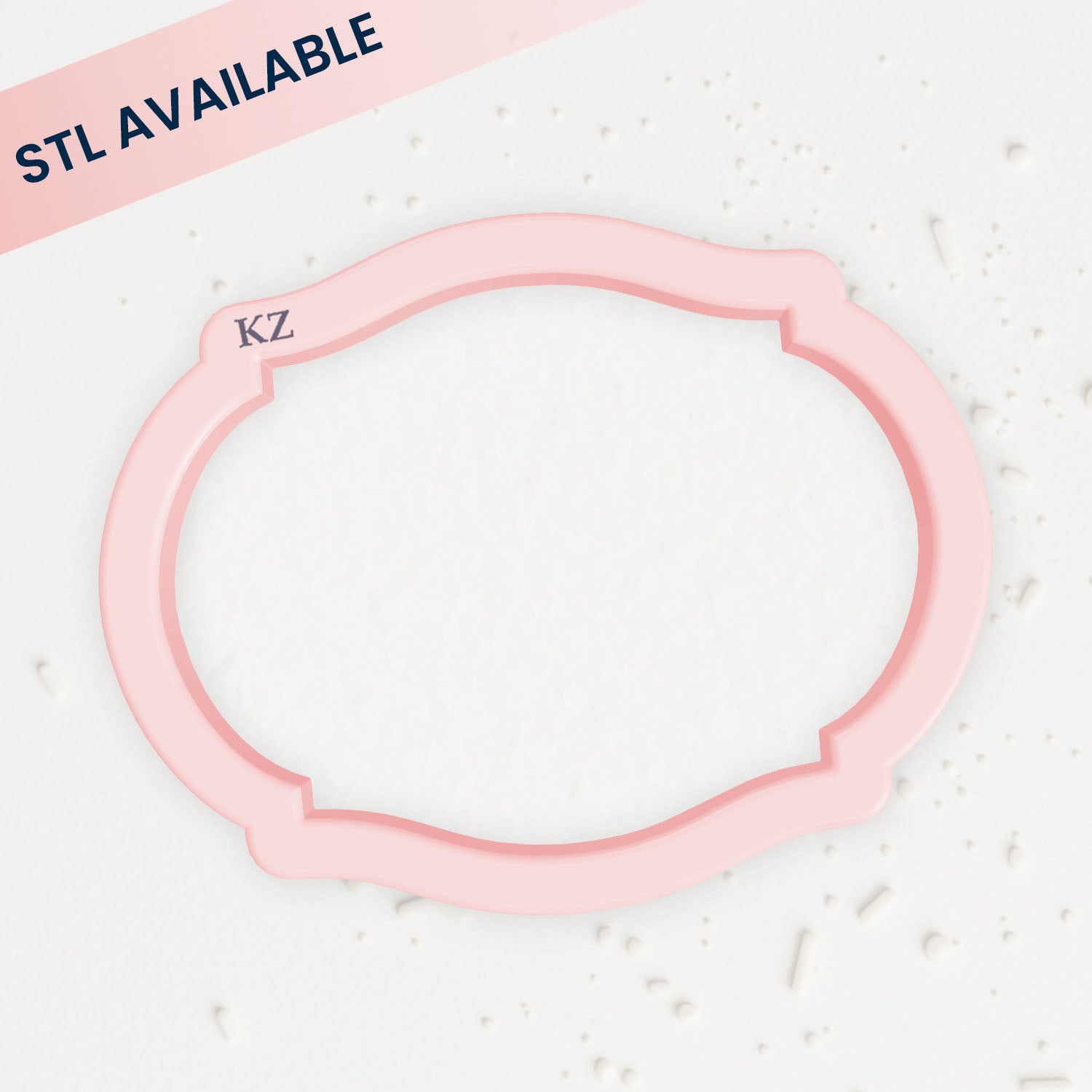 The Violet Plaque Cookie Cutter | Killer Zebras