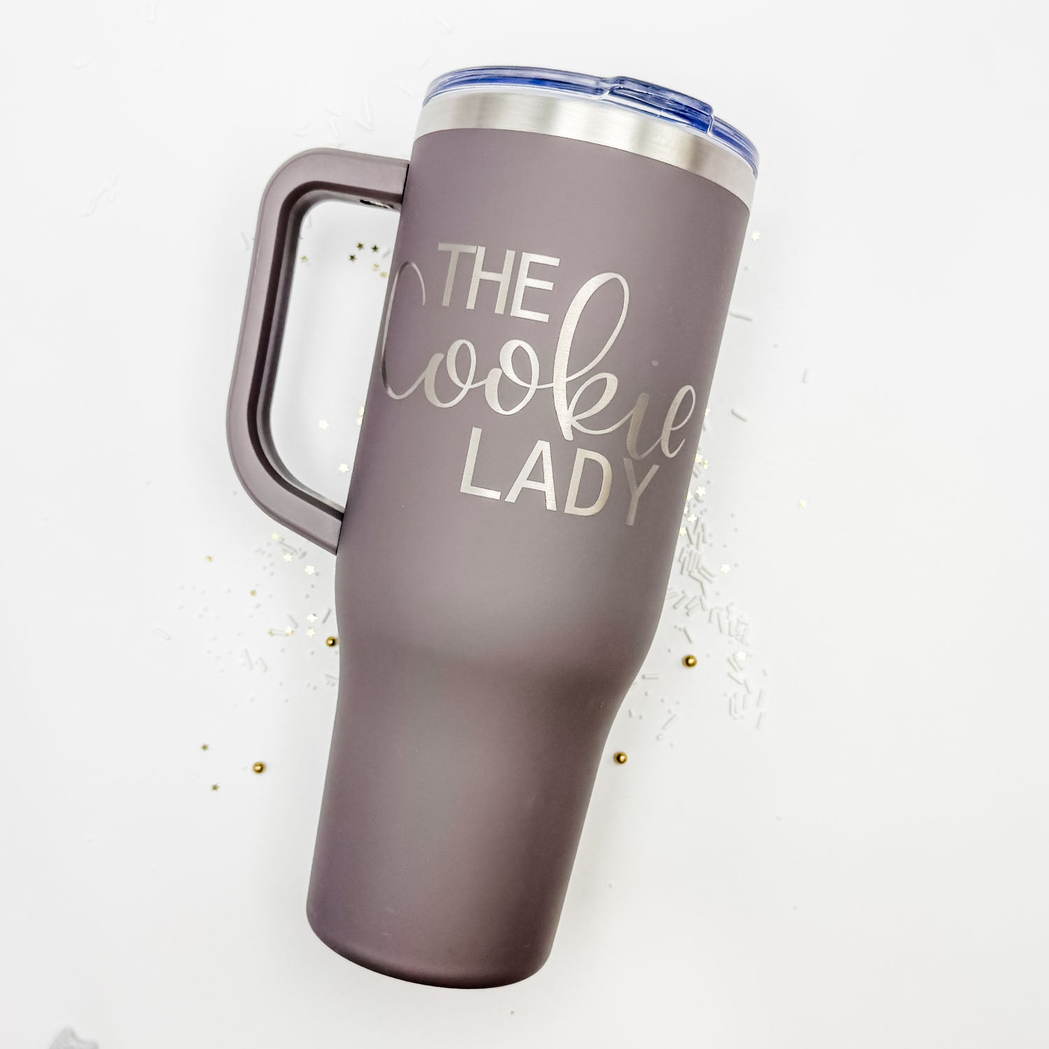 Stainless Steel 40oz Tumbler with Carry Handle