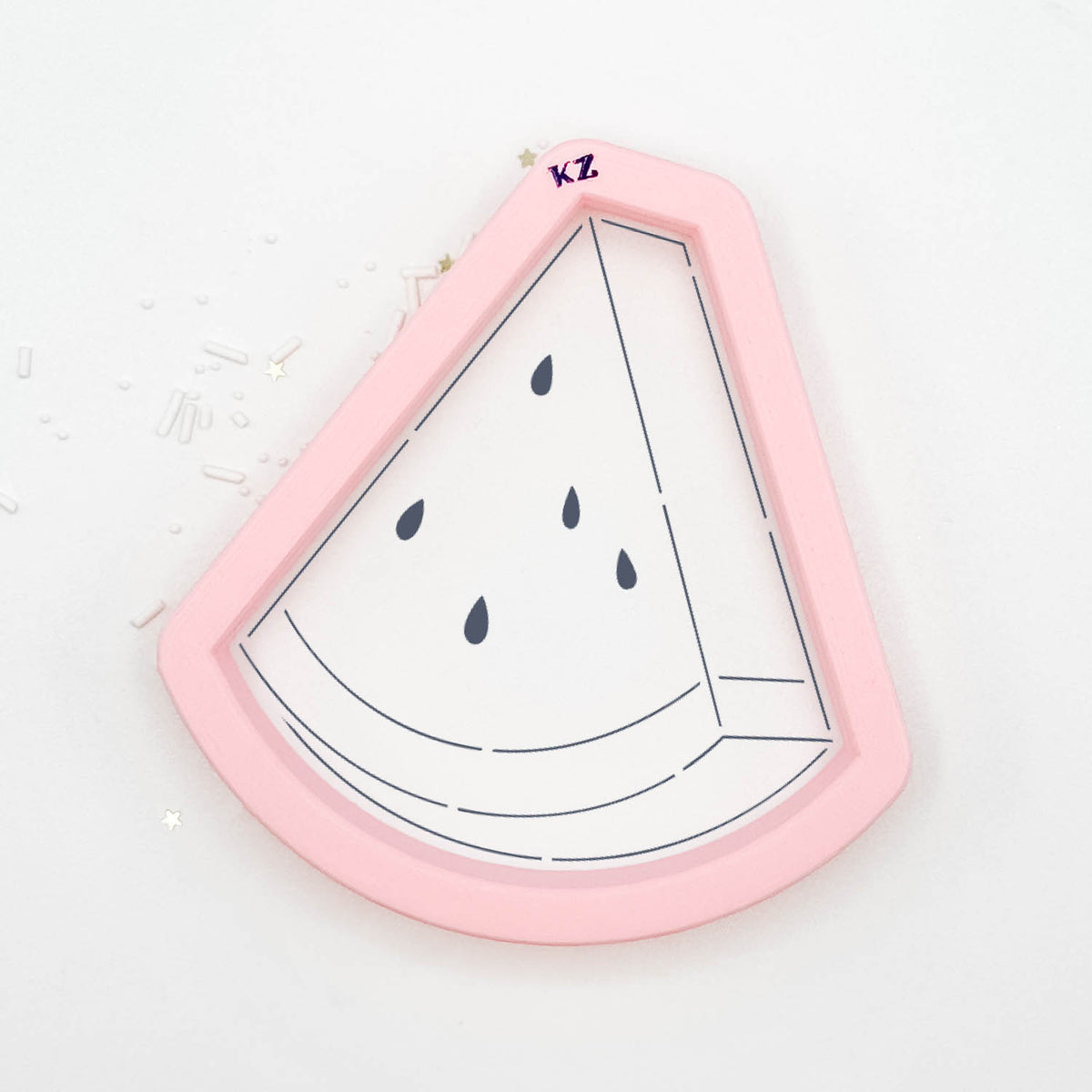 Cookie Cutters Watermelon Slice 3D Cutter/Stencil